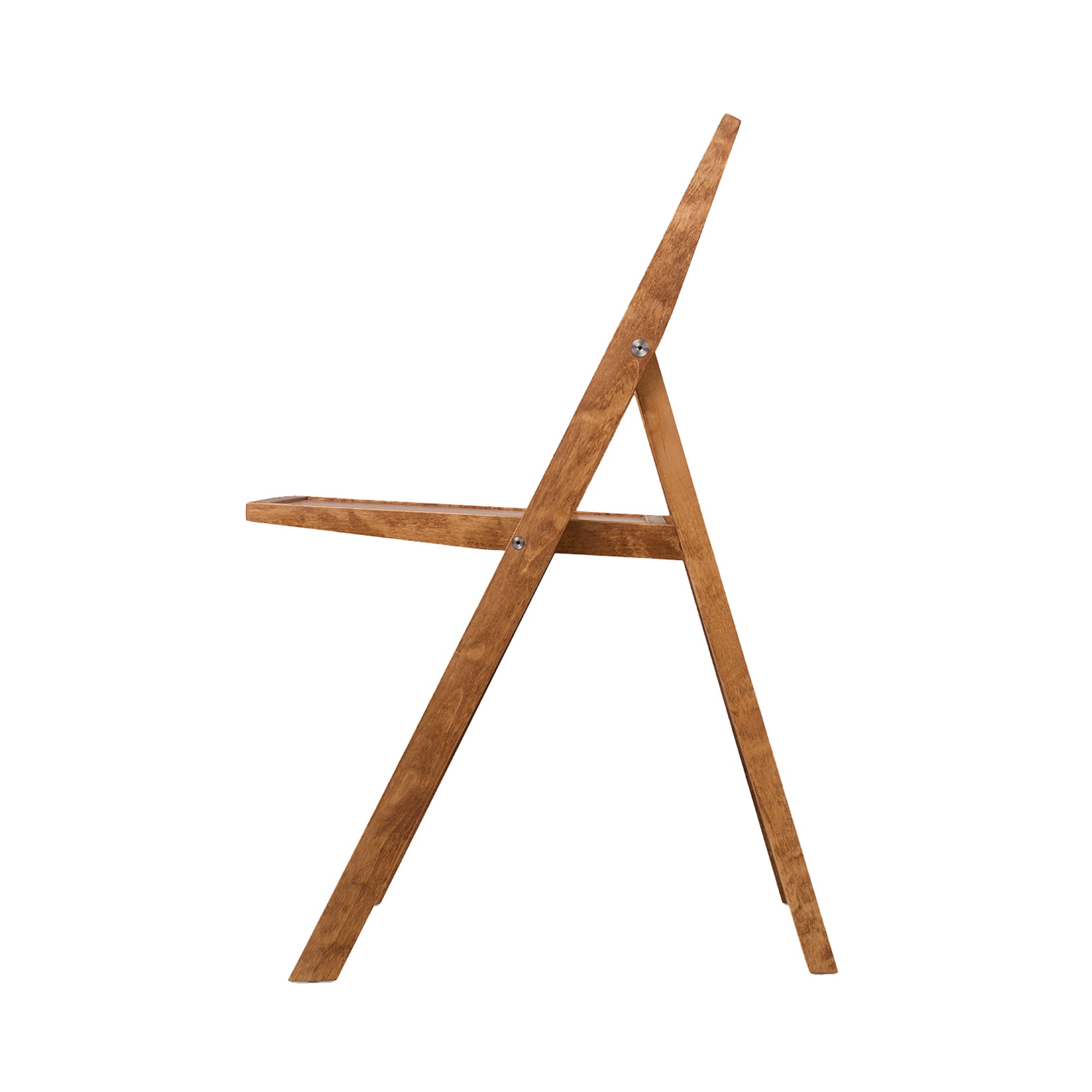 Folding Flat Chair:  Without cushion + Warm Brown Birch 