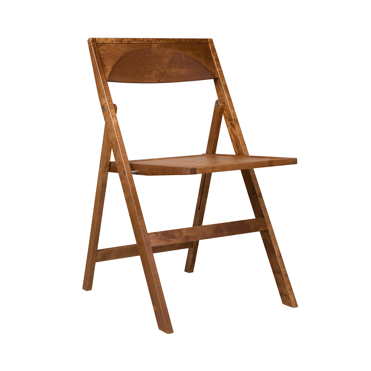 Folding Flat Chair: Without cushion + Warm Brown Birch 