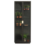 Frame XL: Covered Doors + Char Grey + Natural