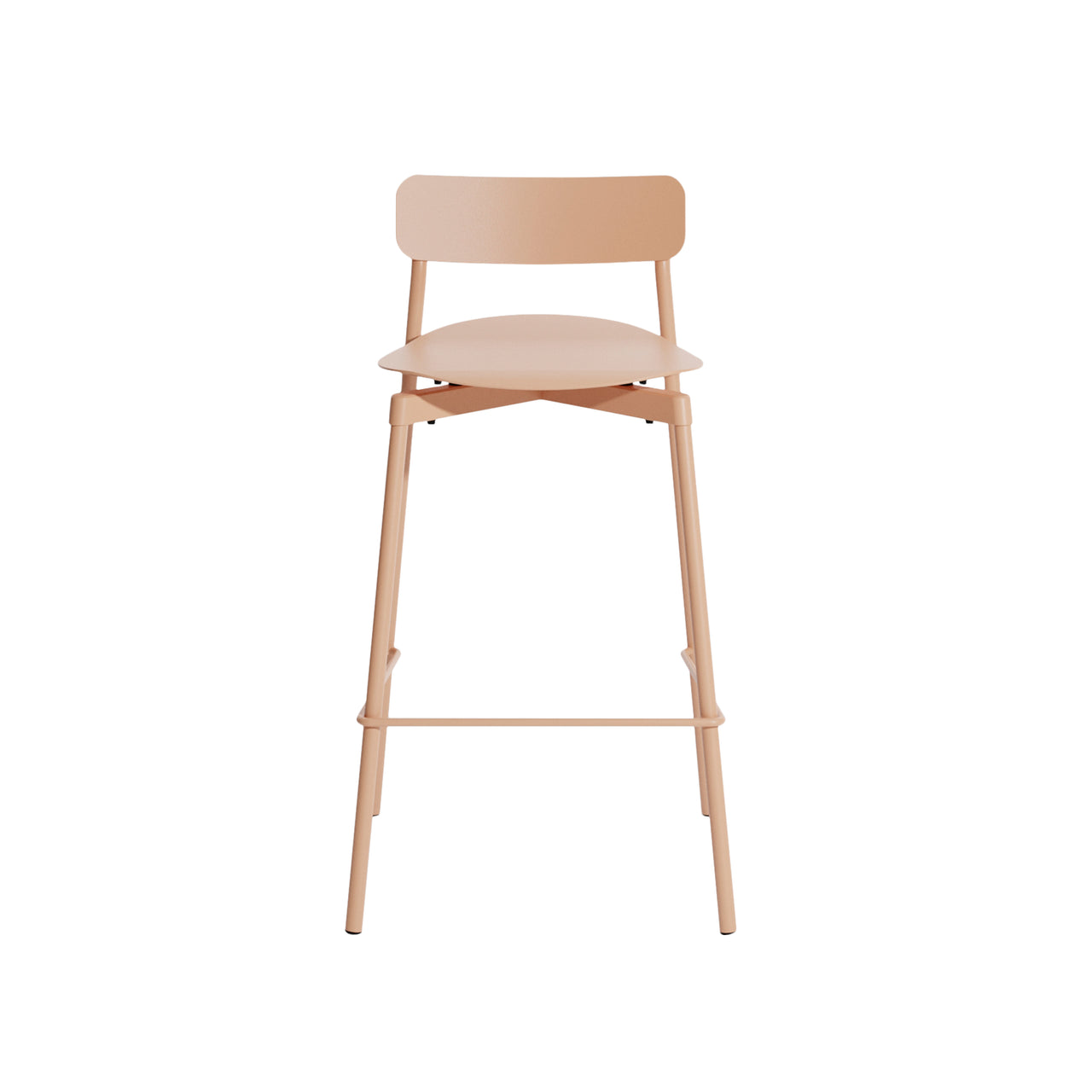 Fromme Stacking Bar + Counter Stool: Counter + Blush