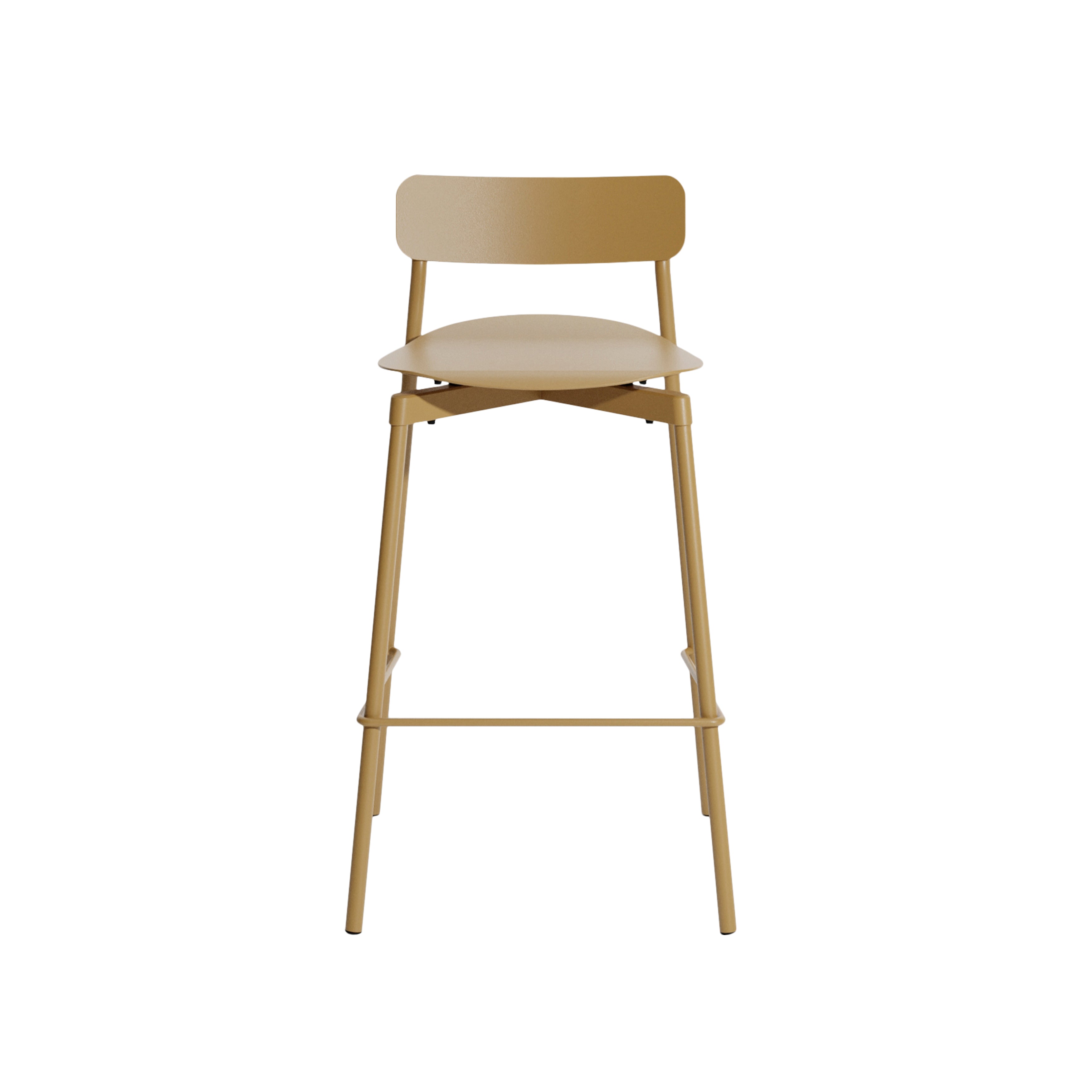 Fromme Stacking Bar + Counter Stool: Counter + Gold