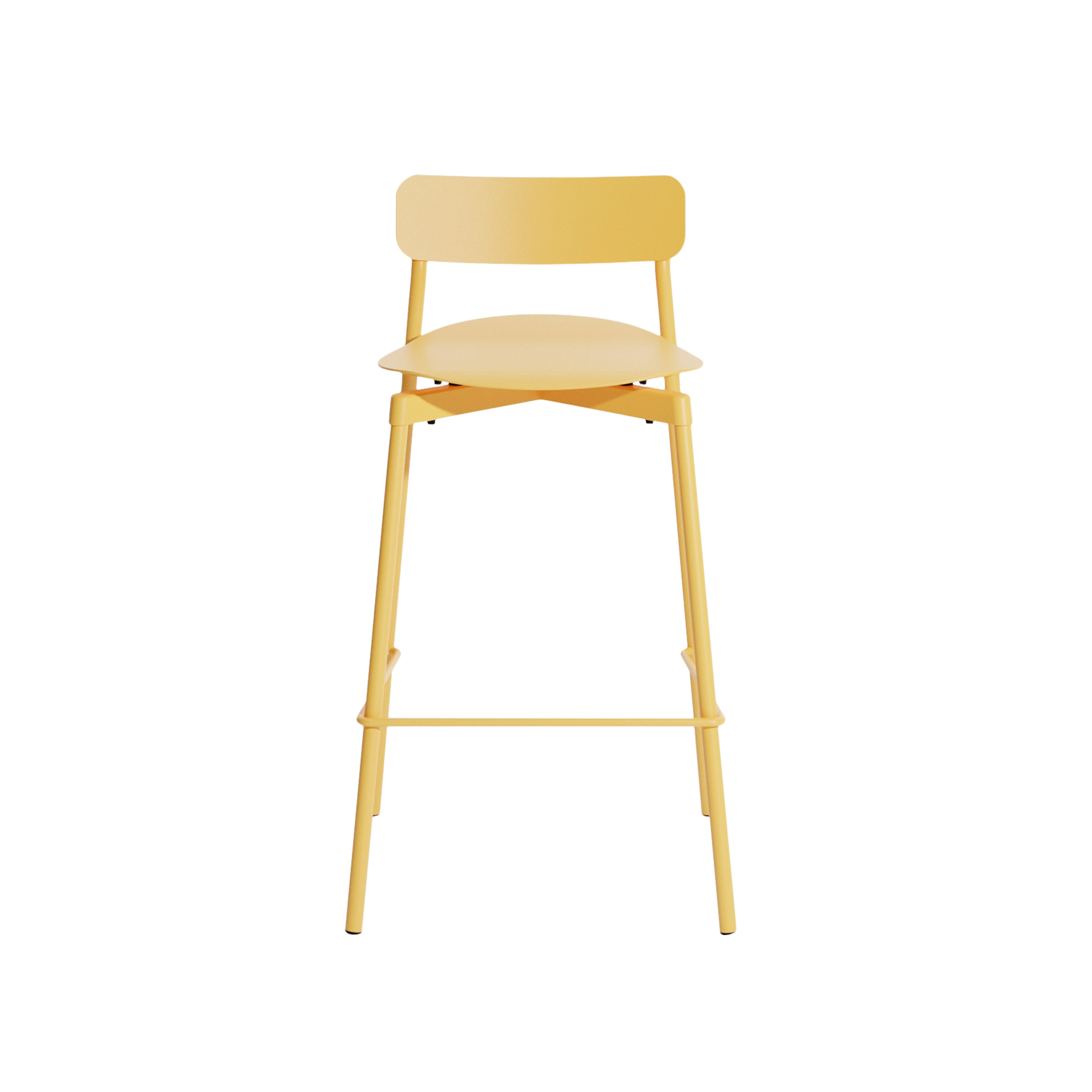 Fromme Stacking Bar + Counter Stool: Counter + Saffron