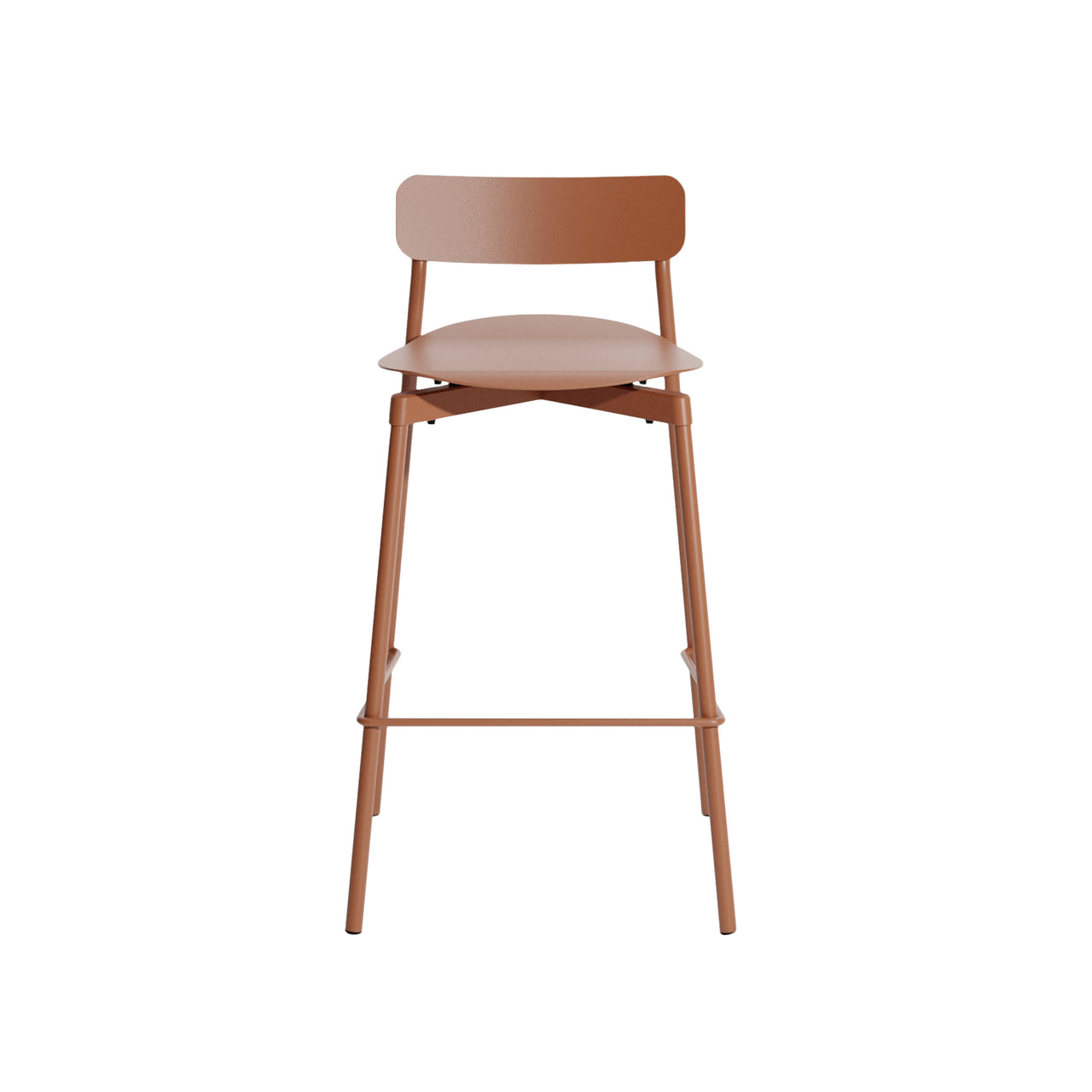 Fromme Stacking Bar + Counter Stool: Counter + Terracotta
