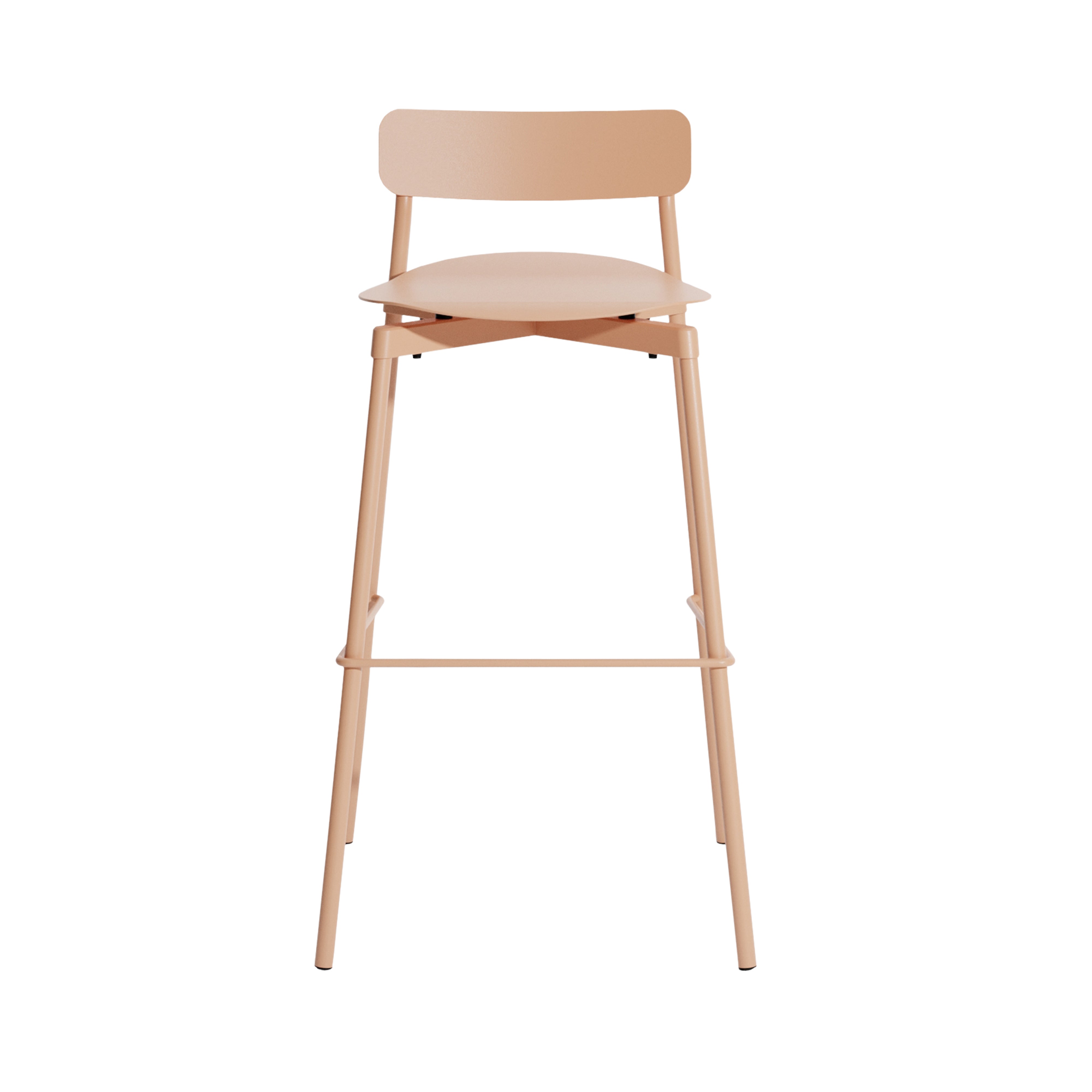  Fromme Stacking Bar + Counter Stool: Bar + Blush