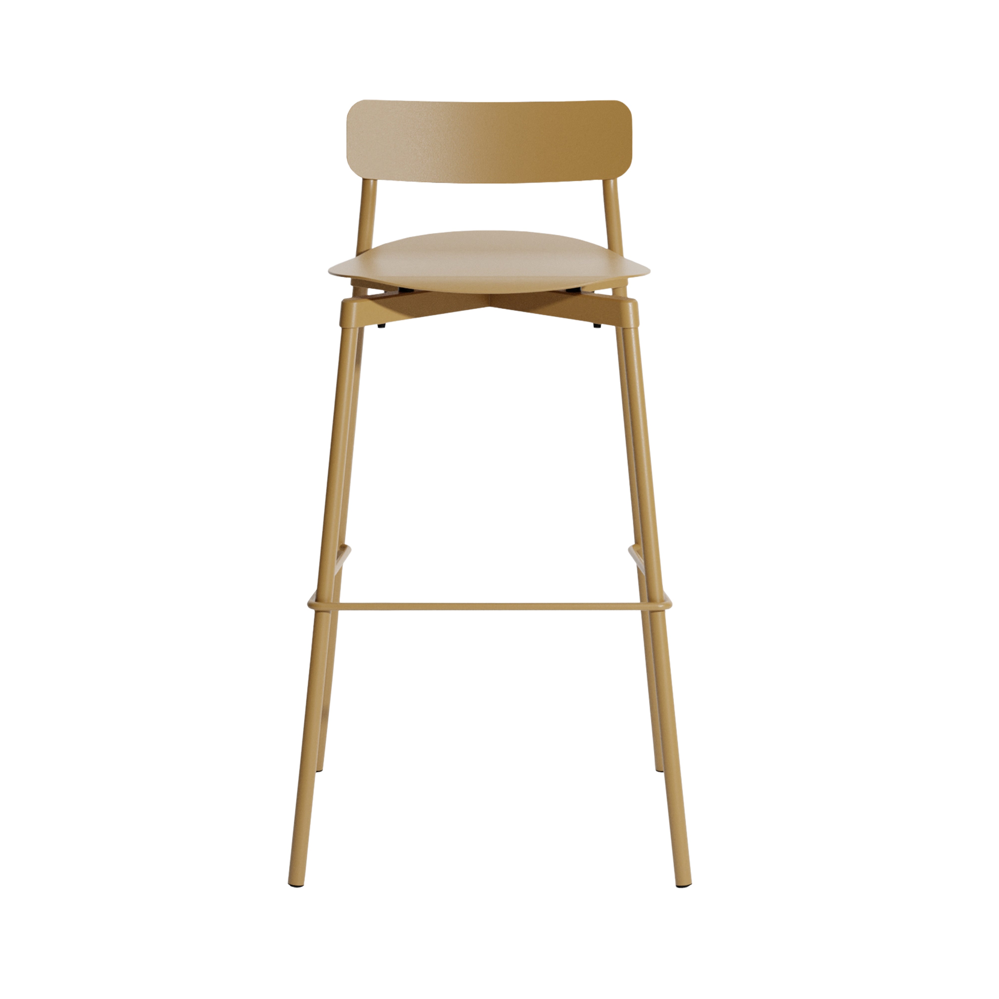  Fromme Stacking Bar + Counter Stool: Bar + Gold
