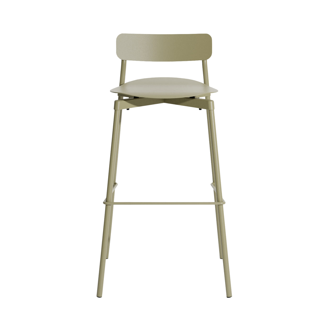  Fromme Stacking Bar + Counter Stool: Bar + Jade Green
