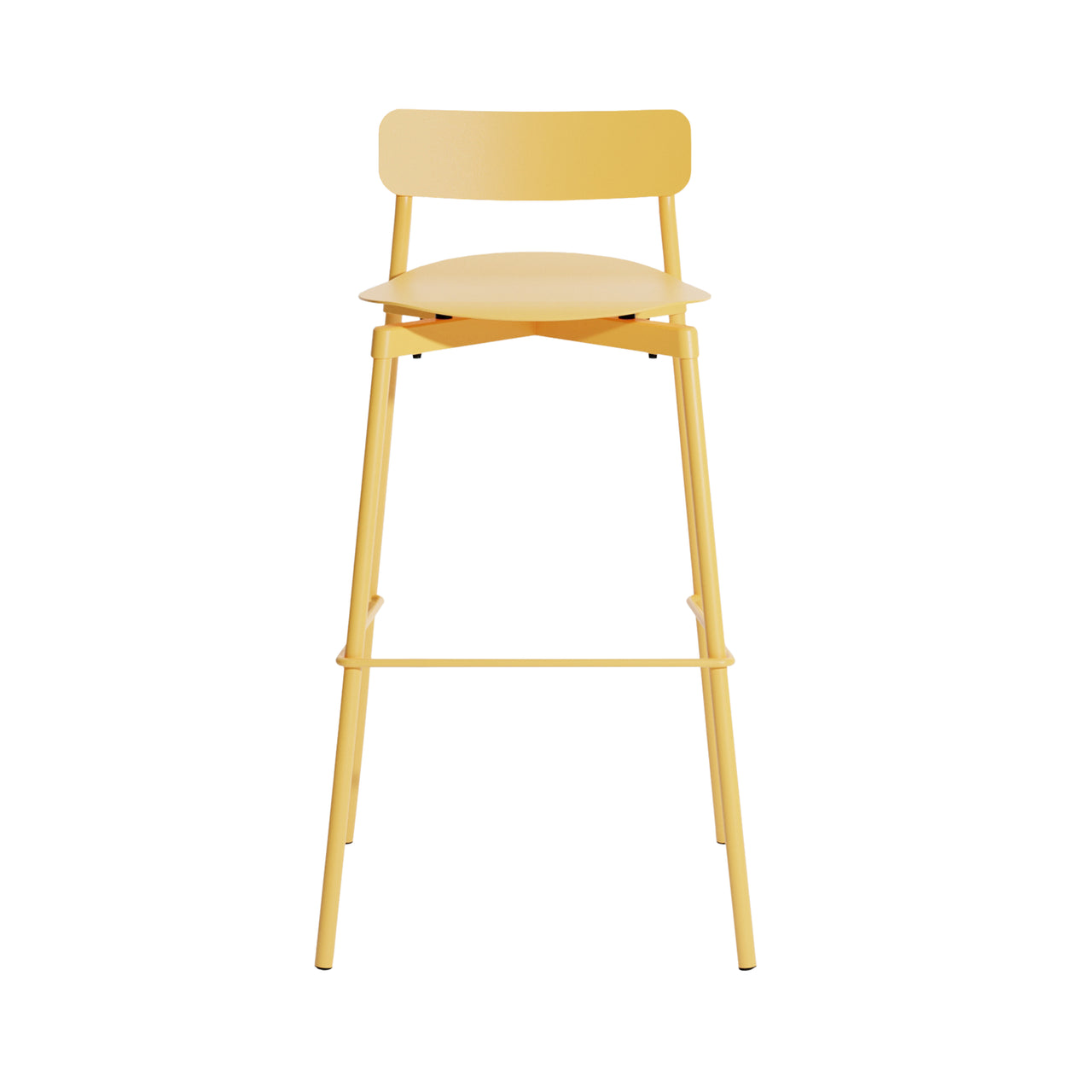  Fromme Stacking Bar + Counter Stool: Bar + Saffron
