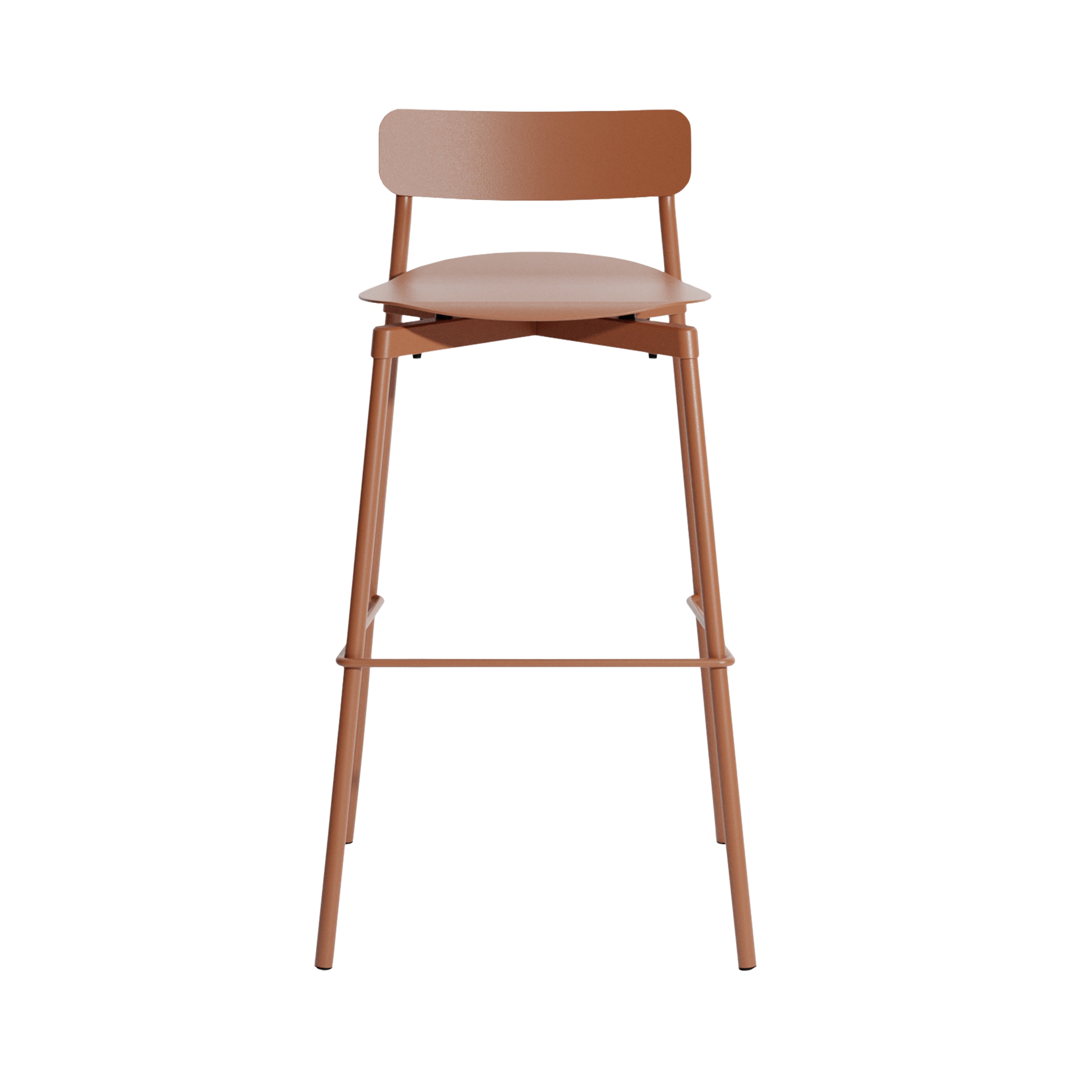  Fromme Stacking Bar + Counter Stool: Bar + Terracotta
