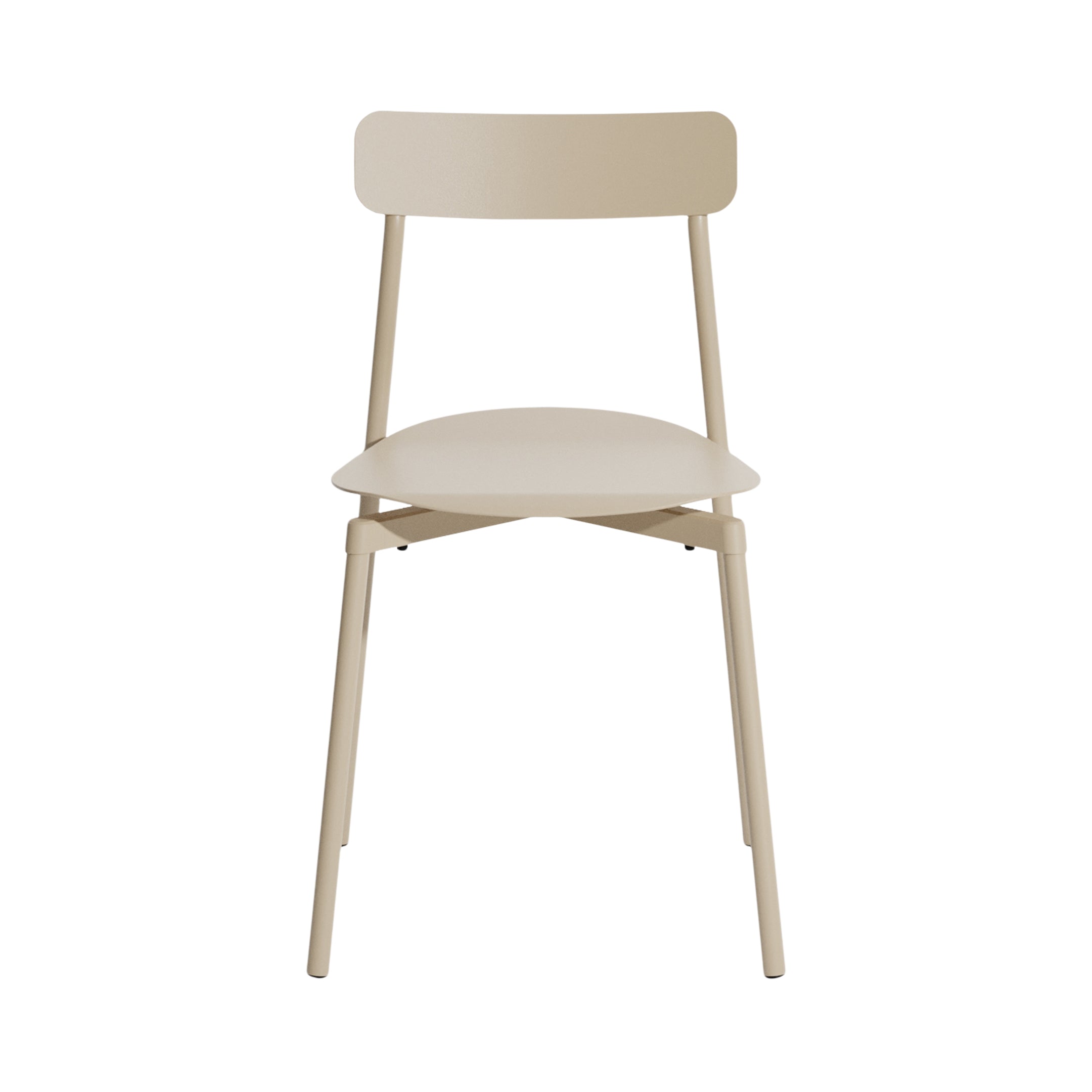 Fromme Outdoor Stacking Chair: Set of 2 + Dune