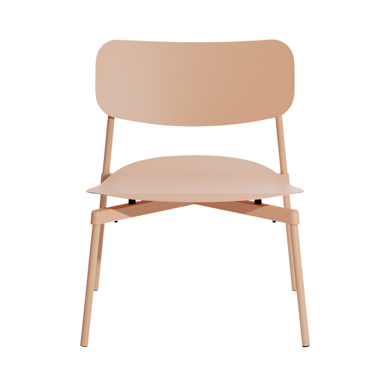 Fromme Stacking Lounge Chair: Blush