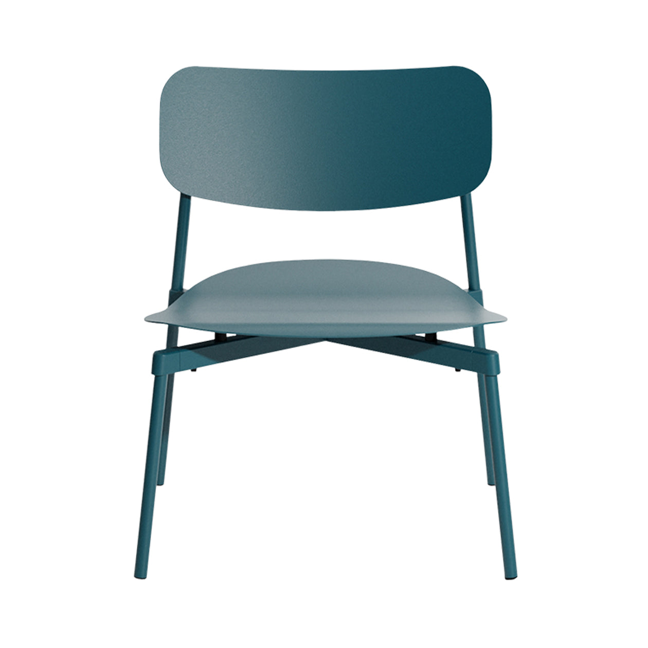 Fromme Stacking Lounge Chair: Ocean Blue