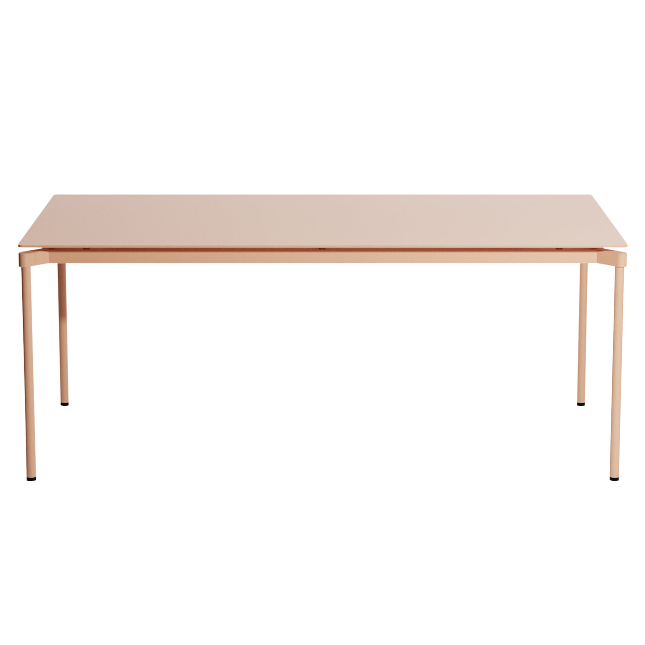 Fromme Dining Table: Rectangle + Blush