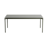 Fromme Dining Table: Rectangle + Glass Green