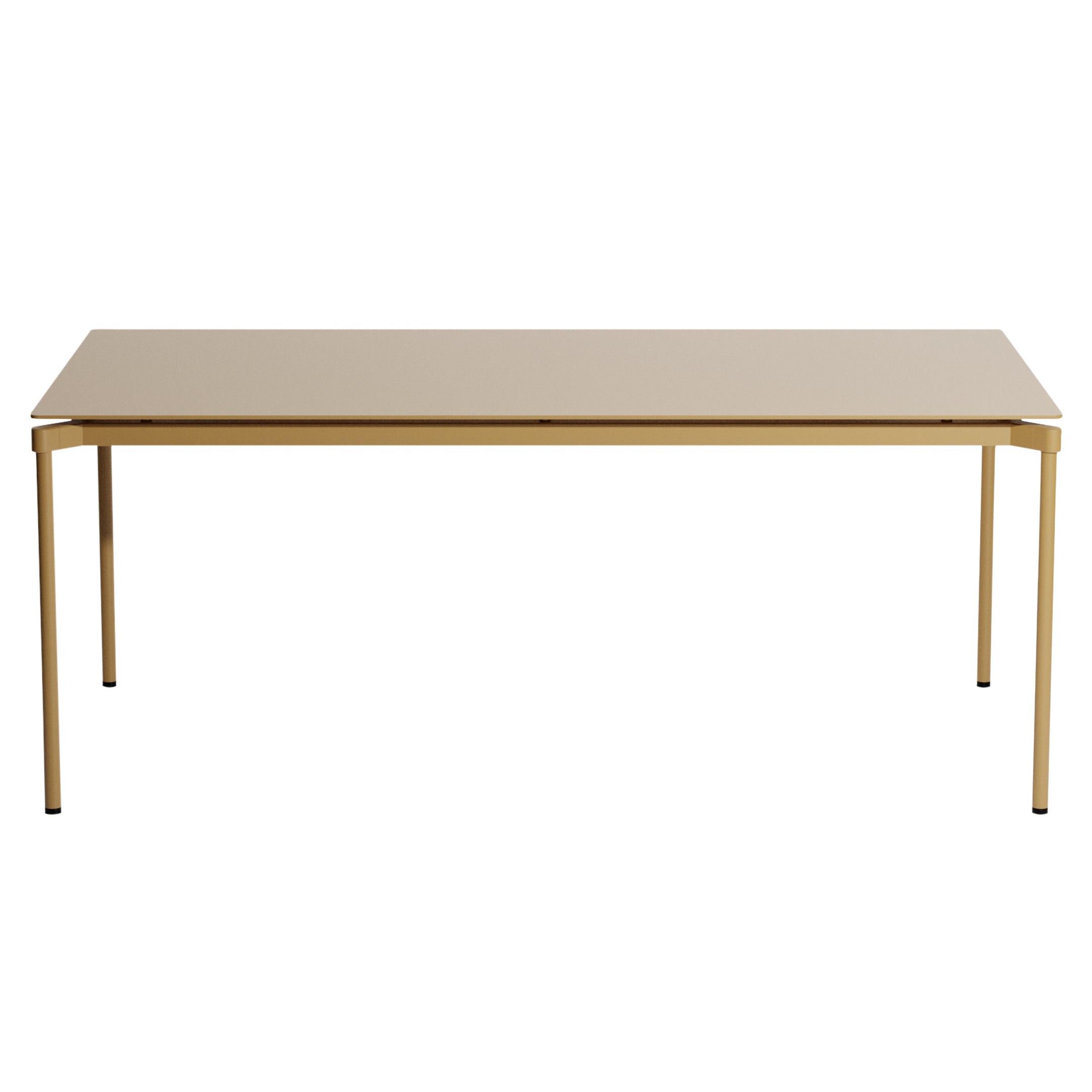 Fromme Dining Table: Rectangle + Gold