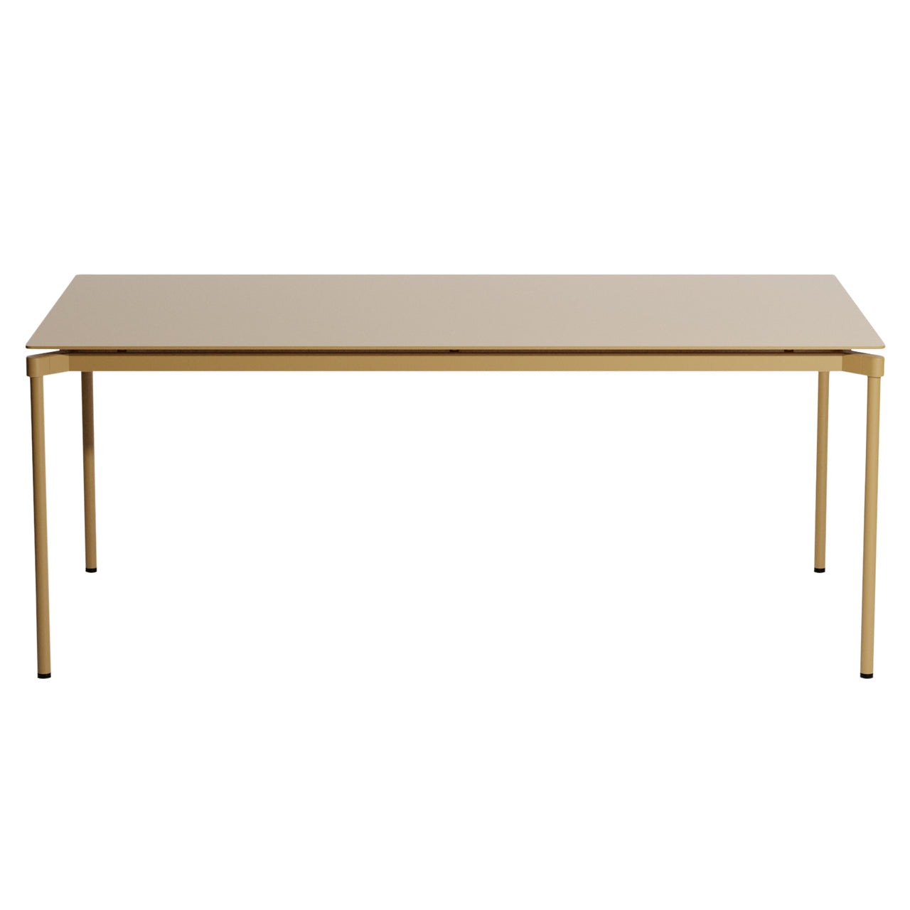 Fromme Dining Table: Rectangle + Gold