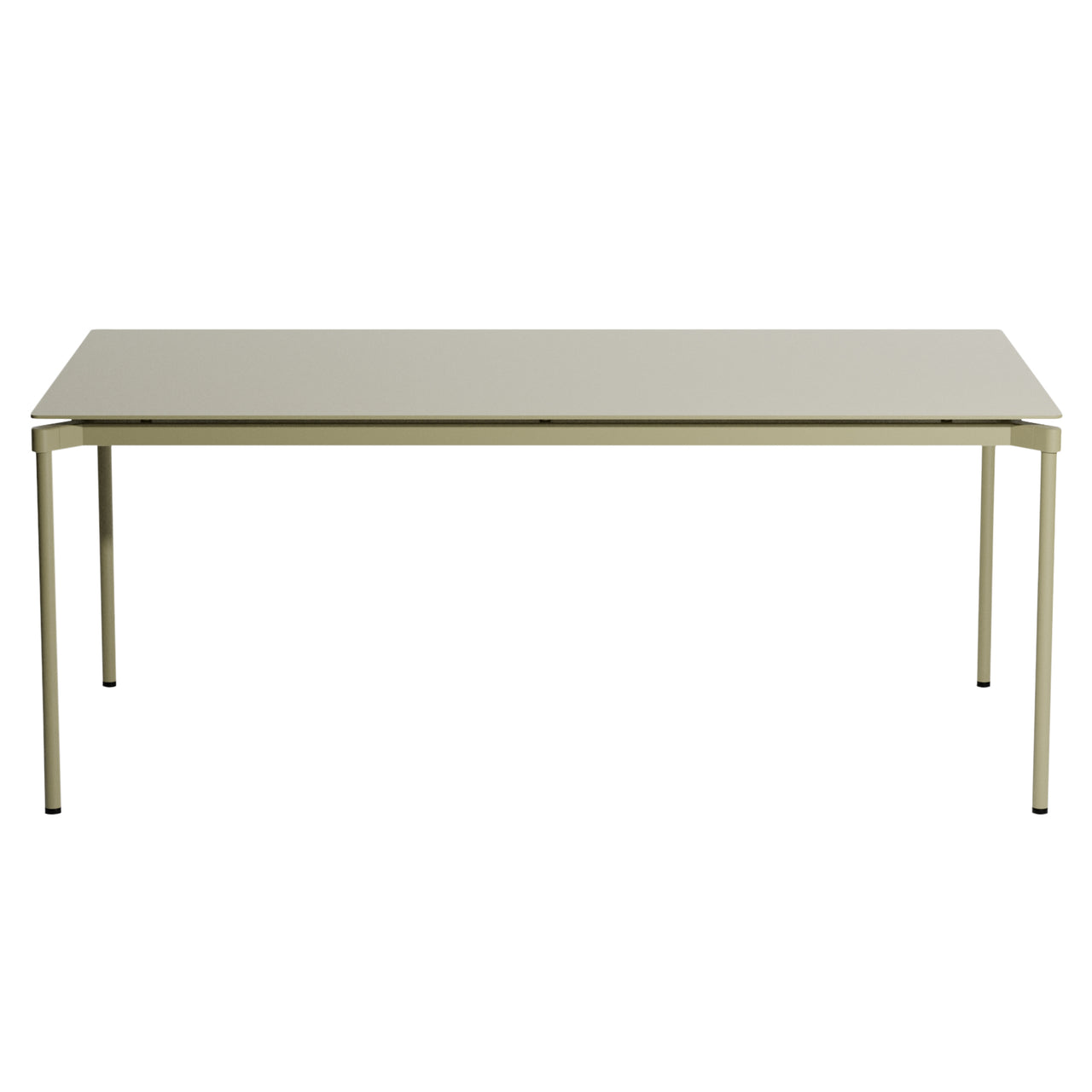 Fromme Dining Table: Rectangle + Jade Green
