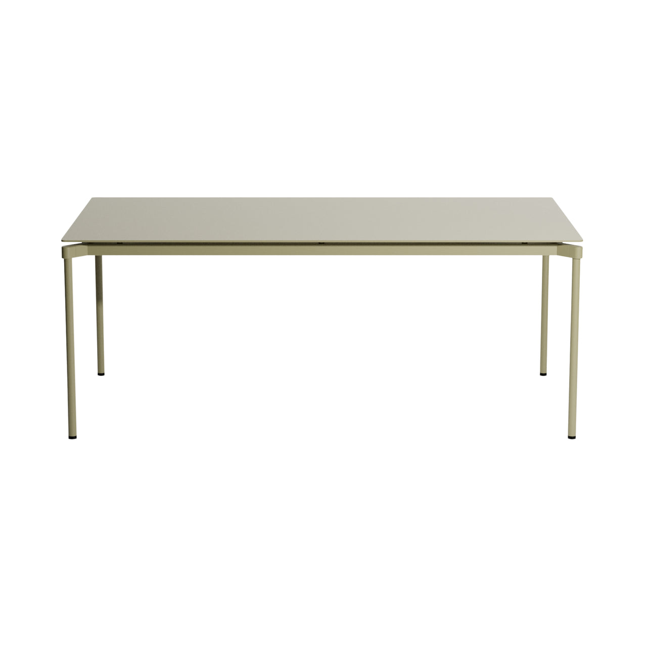 Fromme Dining Table: Rectangle + Jade Green