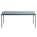 Fromme Outdoor Dining Table: Ocean Blue