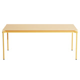 Fromme Outdoor Dining Table: Saffon