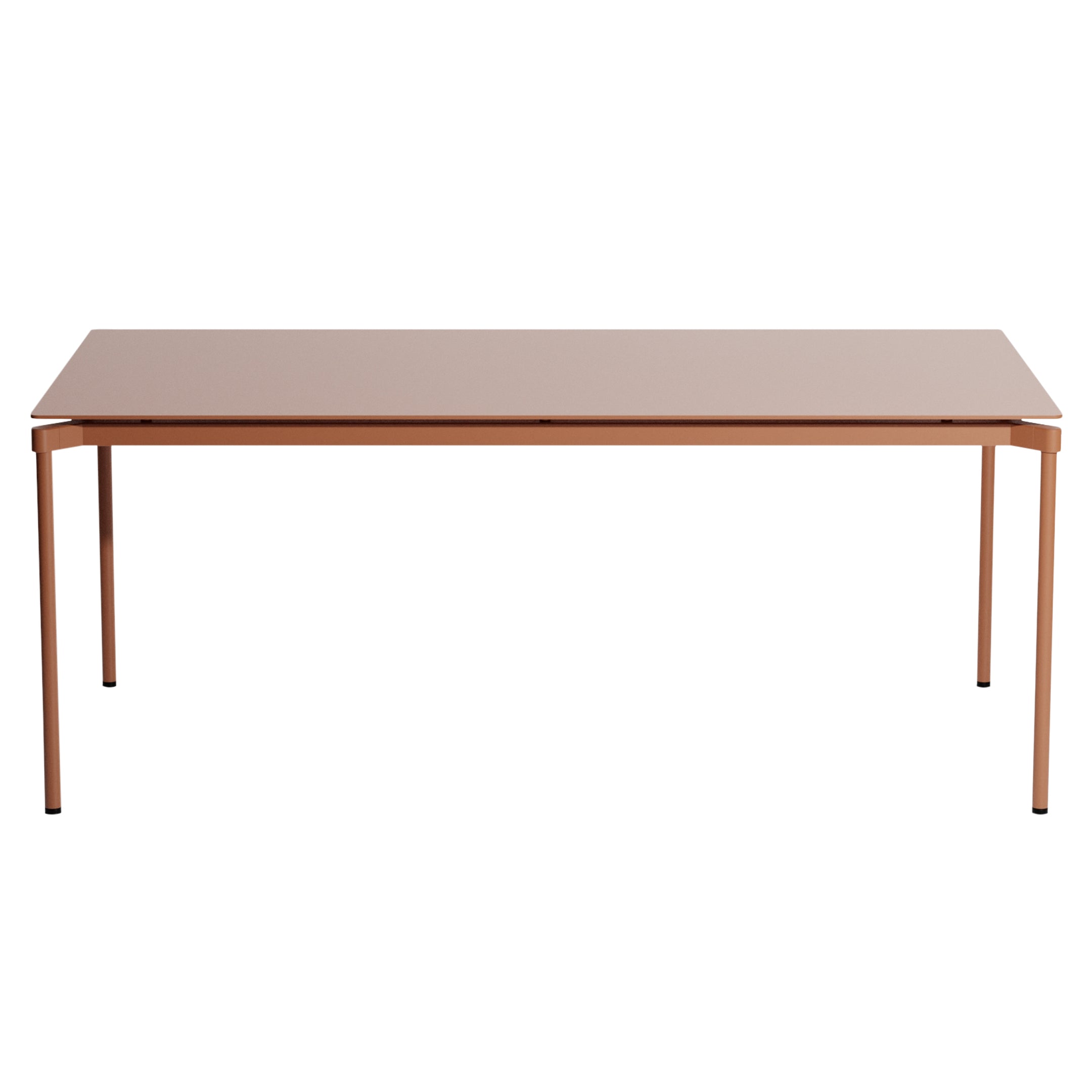 Fromme Dining Table: Rectangle + Terracotta