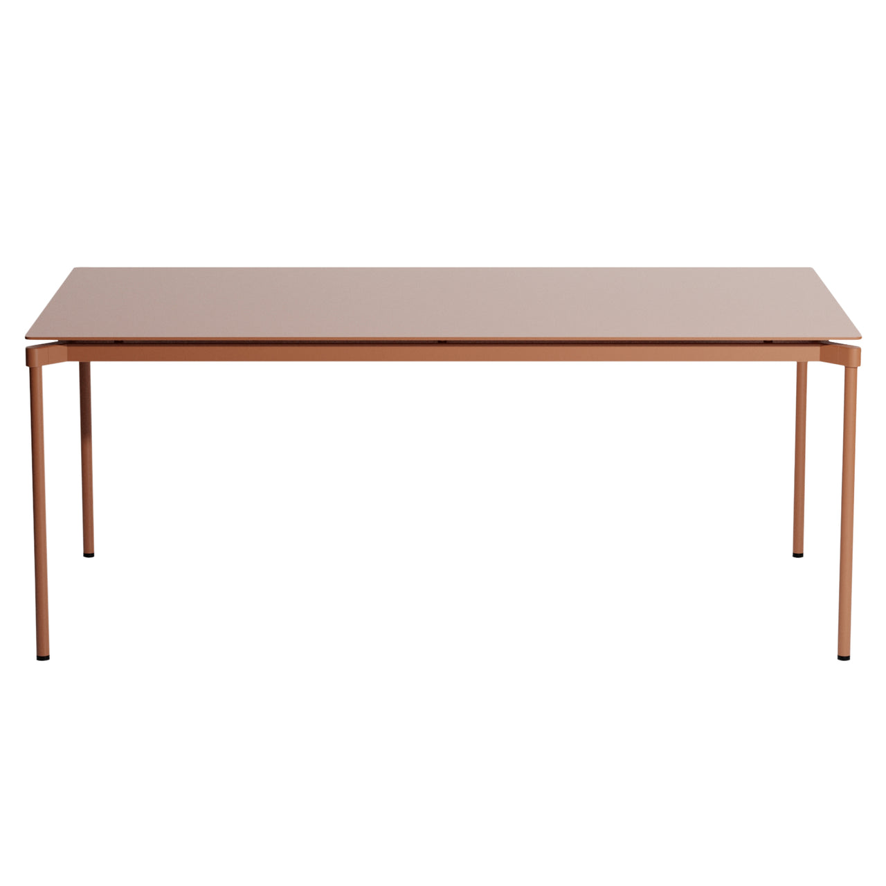 Fromme Dining Table: Rectangle + Terracotta