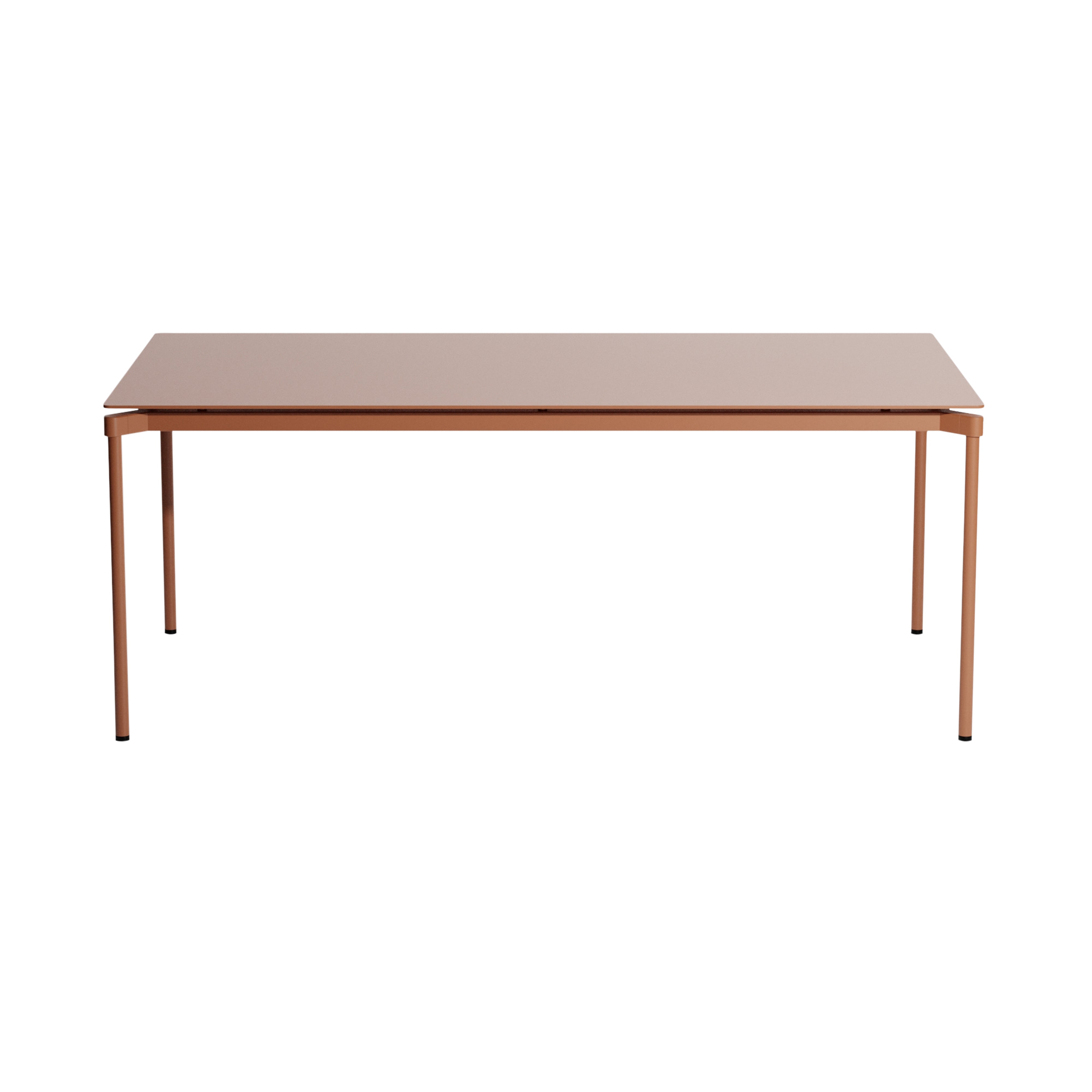 Fromme Dining Table: Rectangle + Terracota