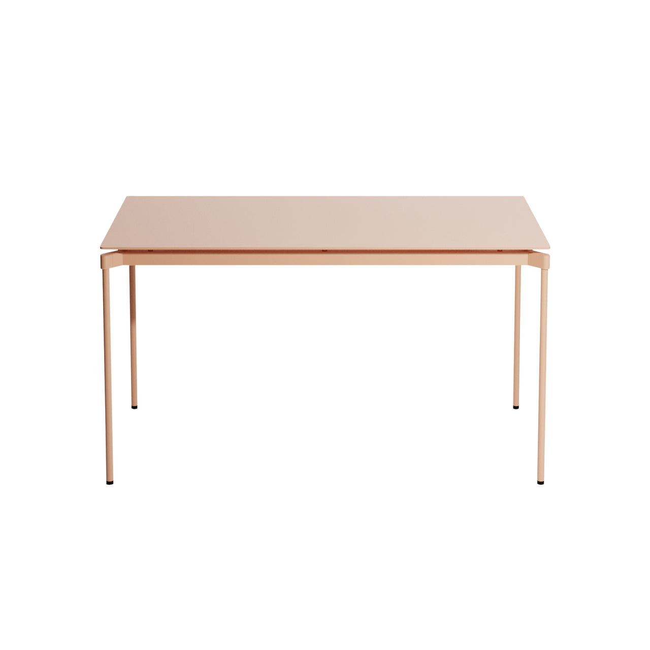Fromme Dining Table: Square + Blush