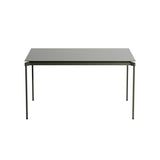 Fromme Dining Table: Square + Glass Green
