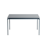 Fromme Dining Table: Square + Grey Blue