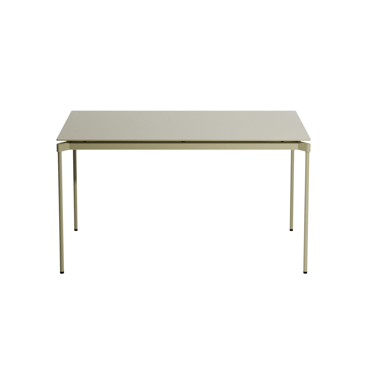 Fromme Dining Table: Square + Jade Green