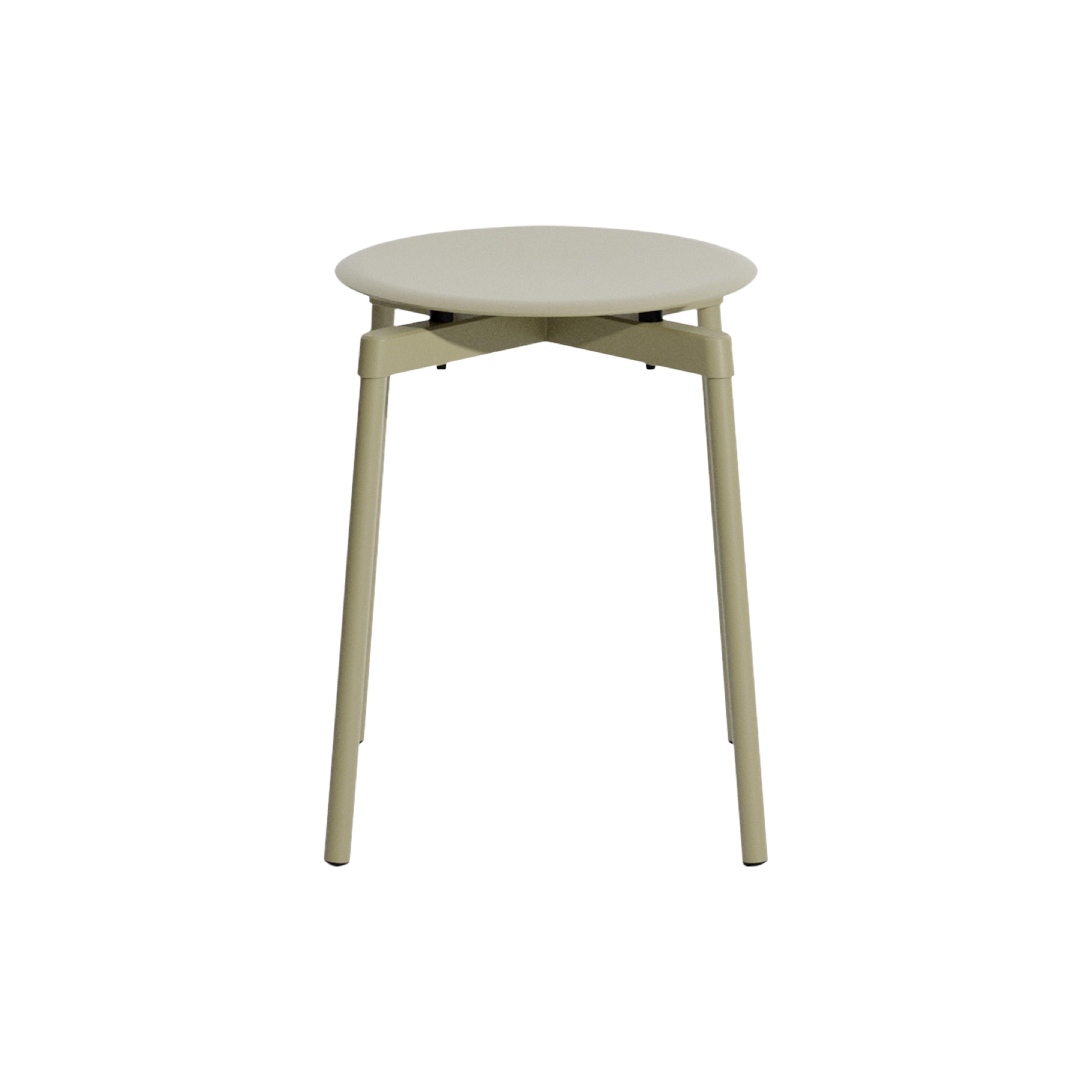 Fromme Stacking Stool: Set of 2 + Jade Green