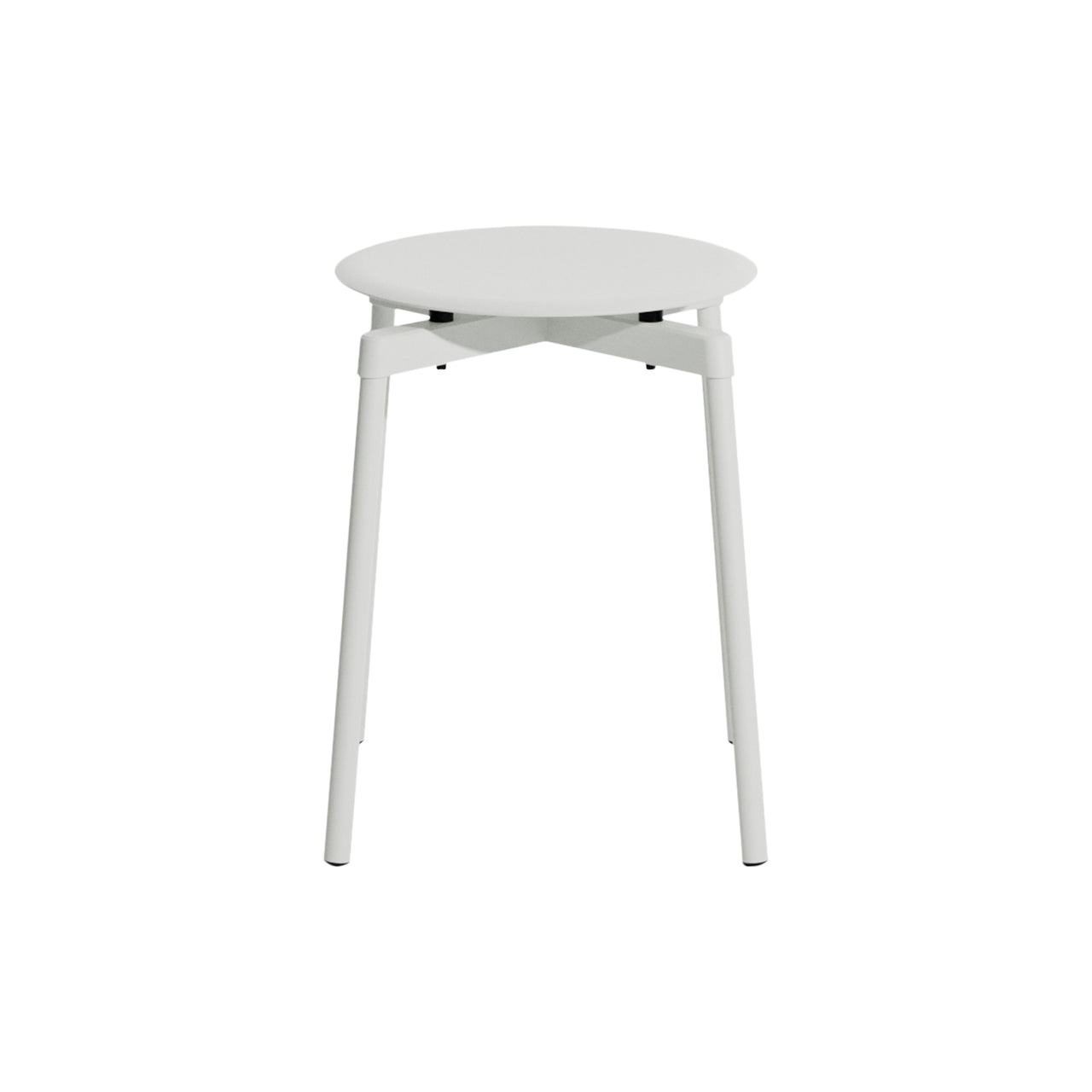 Fromme Stacking Stool: Set of 2 + Pearly Grey