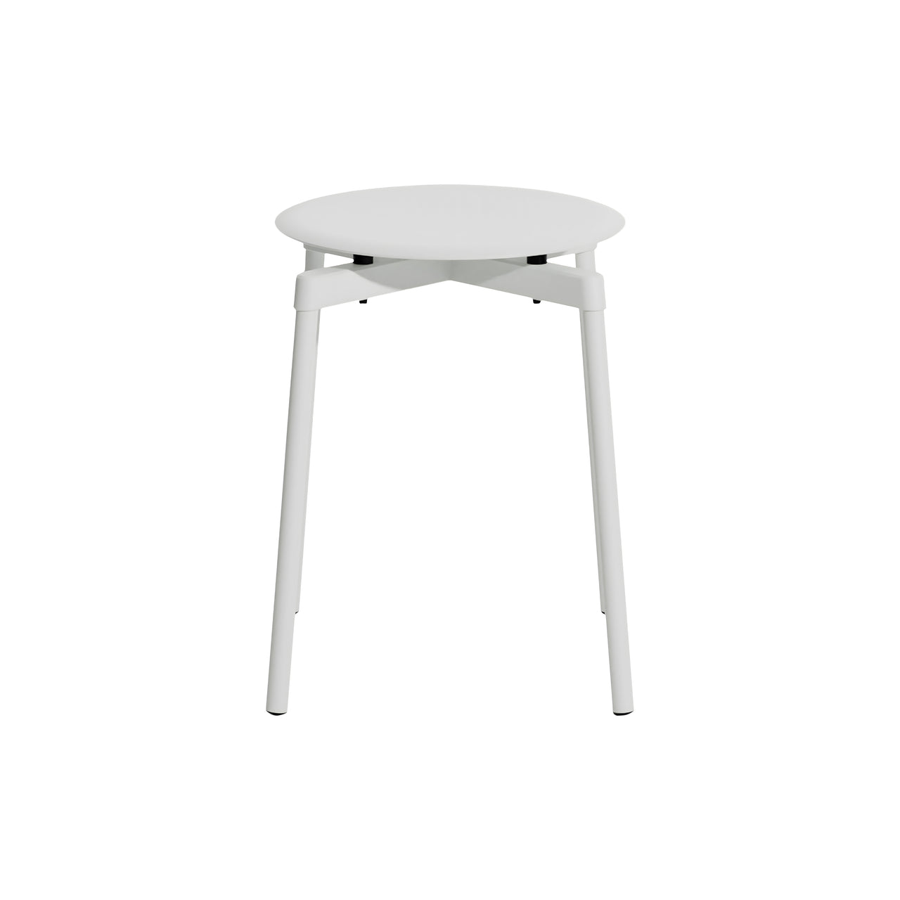 Fromme Stacking Stool: Set of 2 + Pearl Grey
