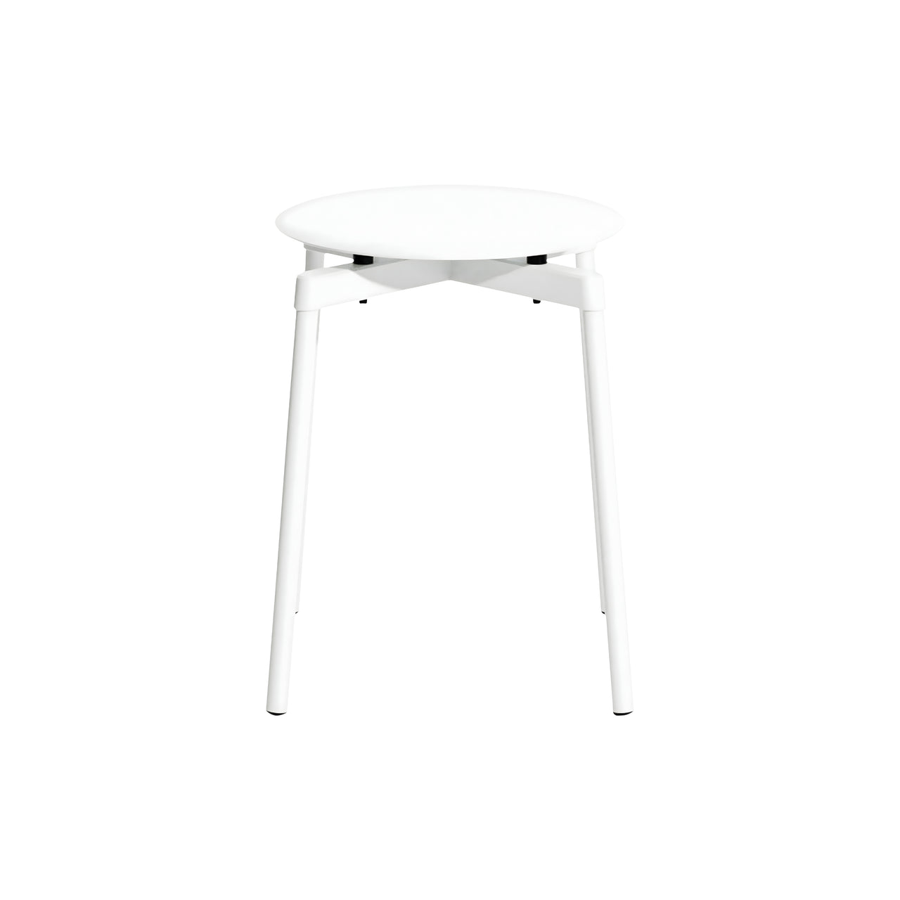 Fromme Stacking Stool: Set of 2 + White