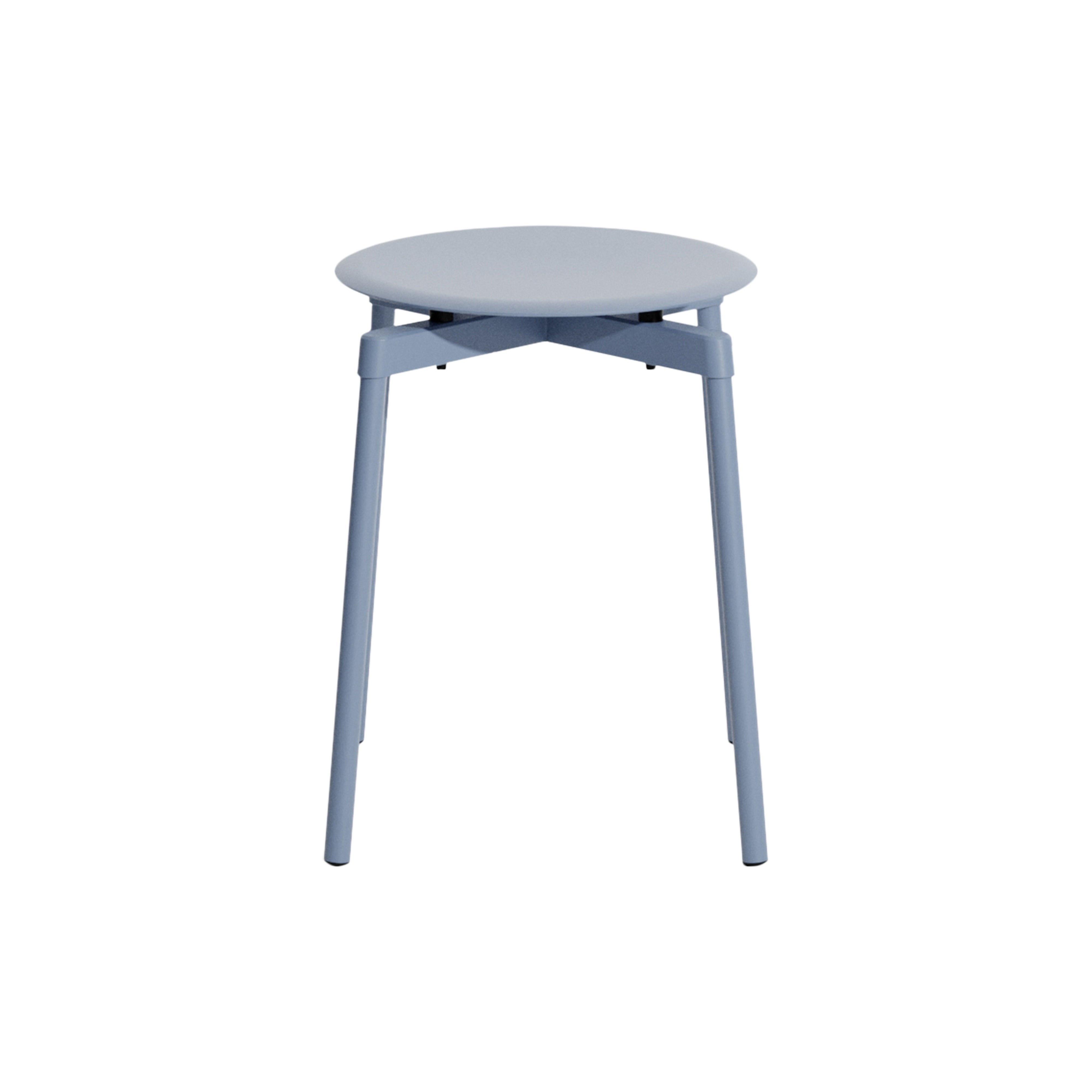 Fromme Stacking Stool: Set of 2 + Pigeon Blue