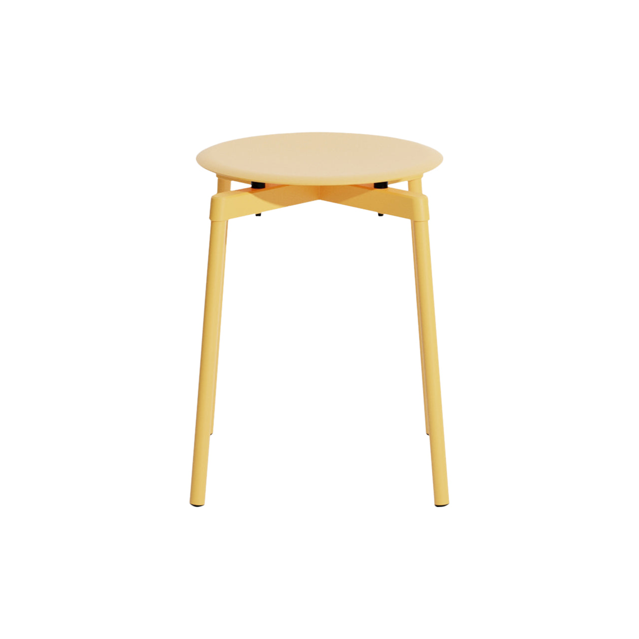 Fromme Stacking Stool: Set of 2 + Saffron