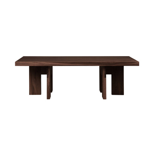 Farmhouse Coffee Table: Dark Oak