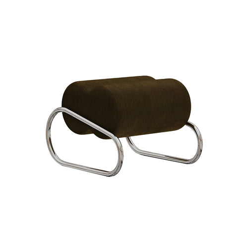 Fave Footstool: Chrome Steel