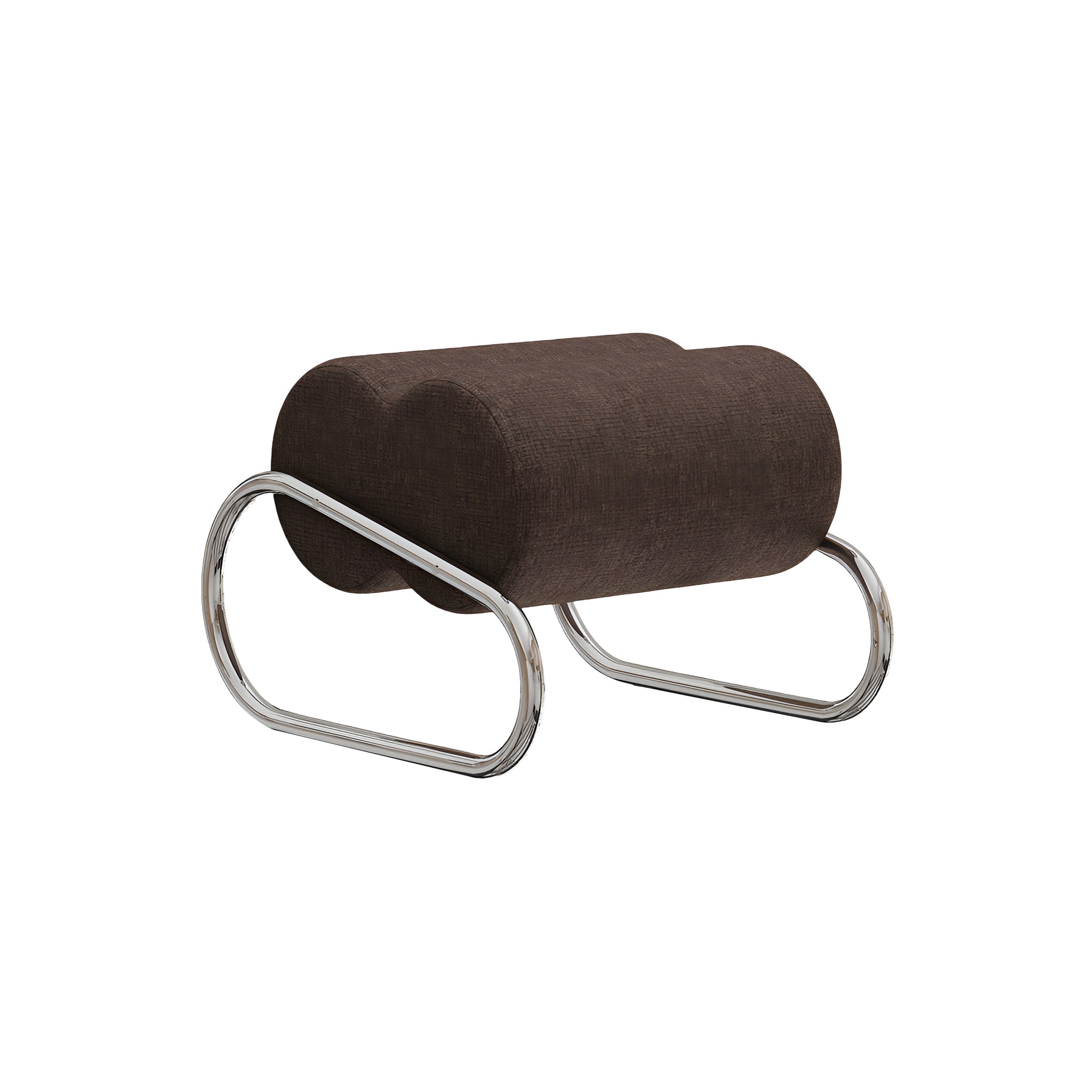 Fave Footstool: Chrome Steel