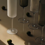Ripple Champagne Flutes: Set of 2