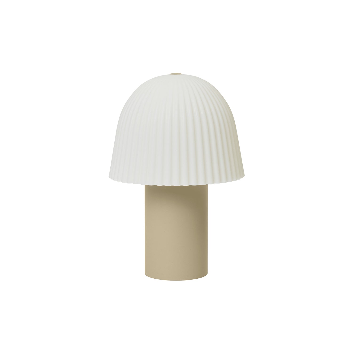 Frill Portable Lamp: Cashmere