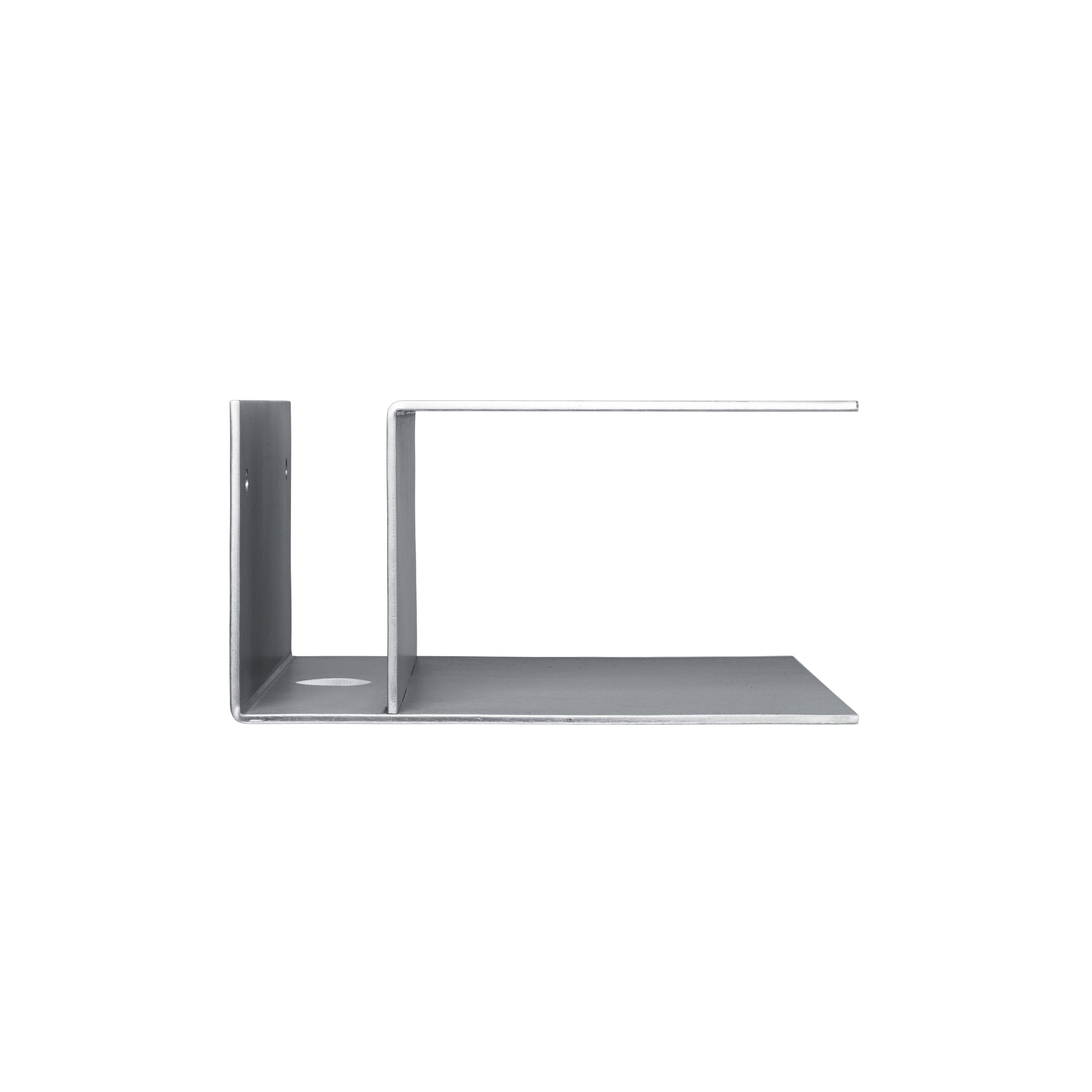 Lager Bedside Table: Aluminum