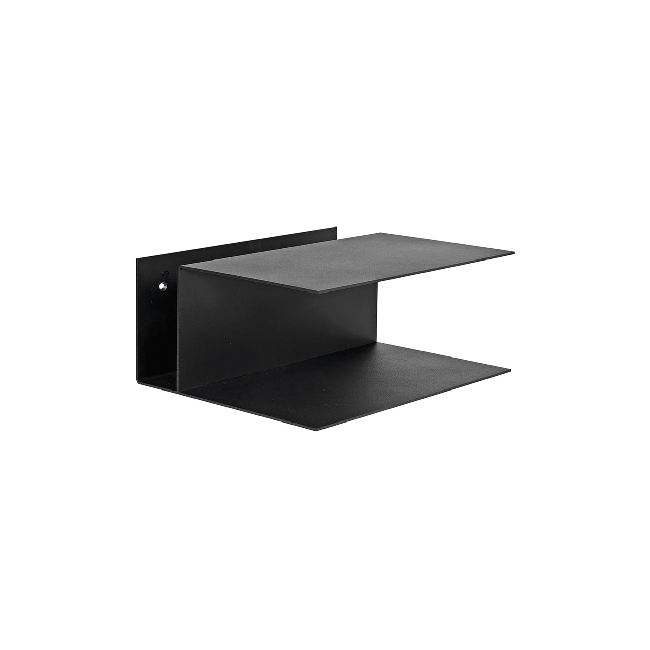 Lager Bedside Table: Black