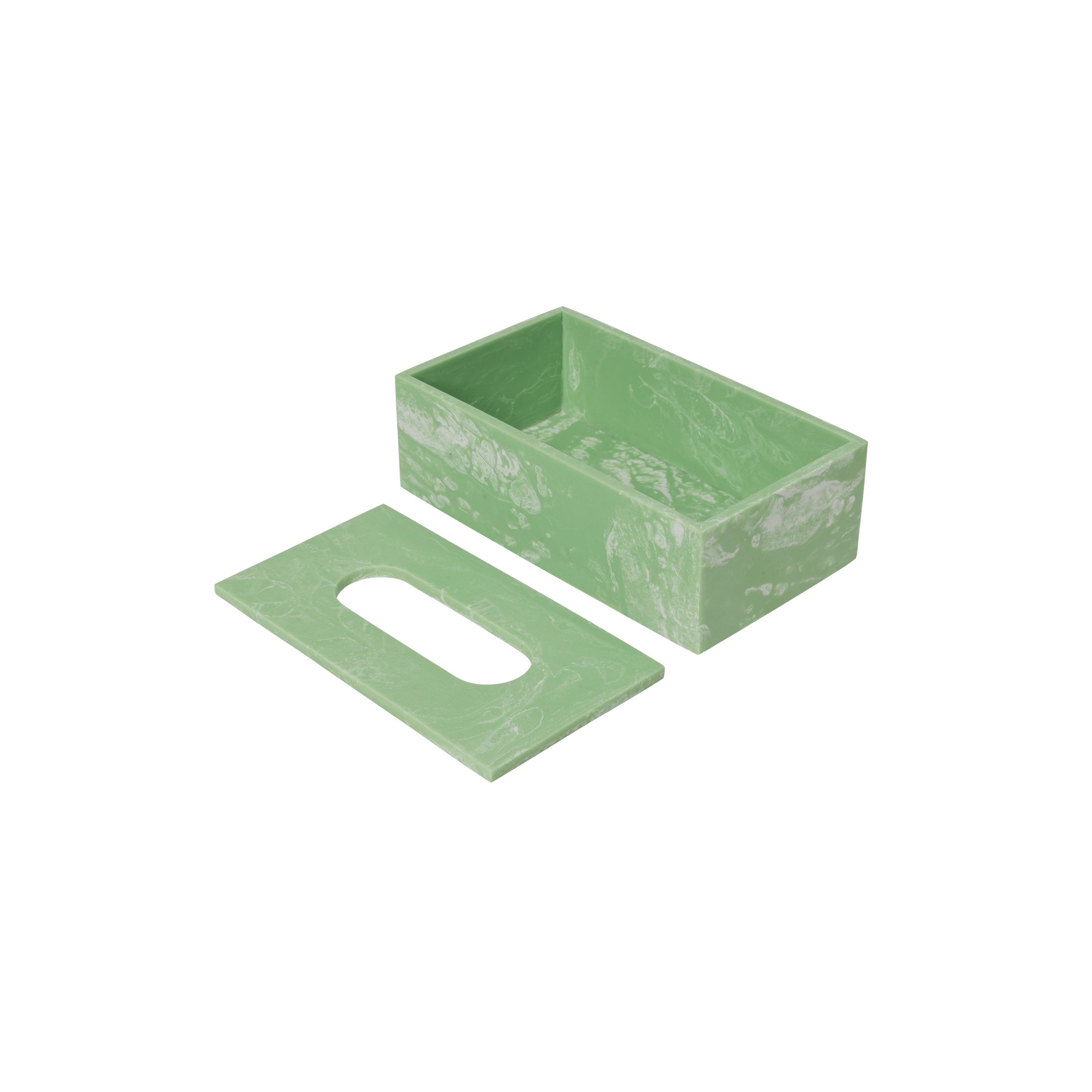 Mist Tissue Box: Seafoam