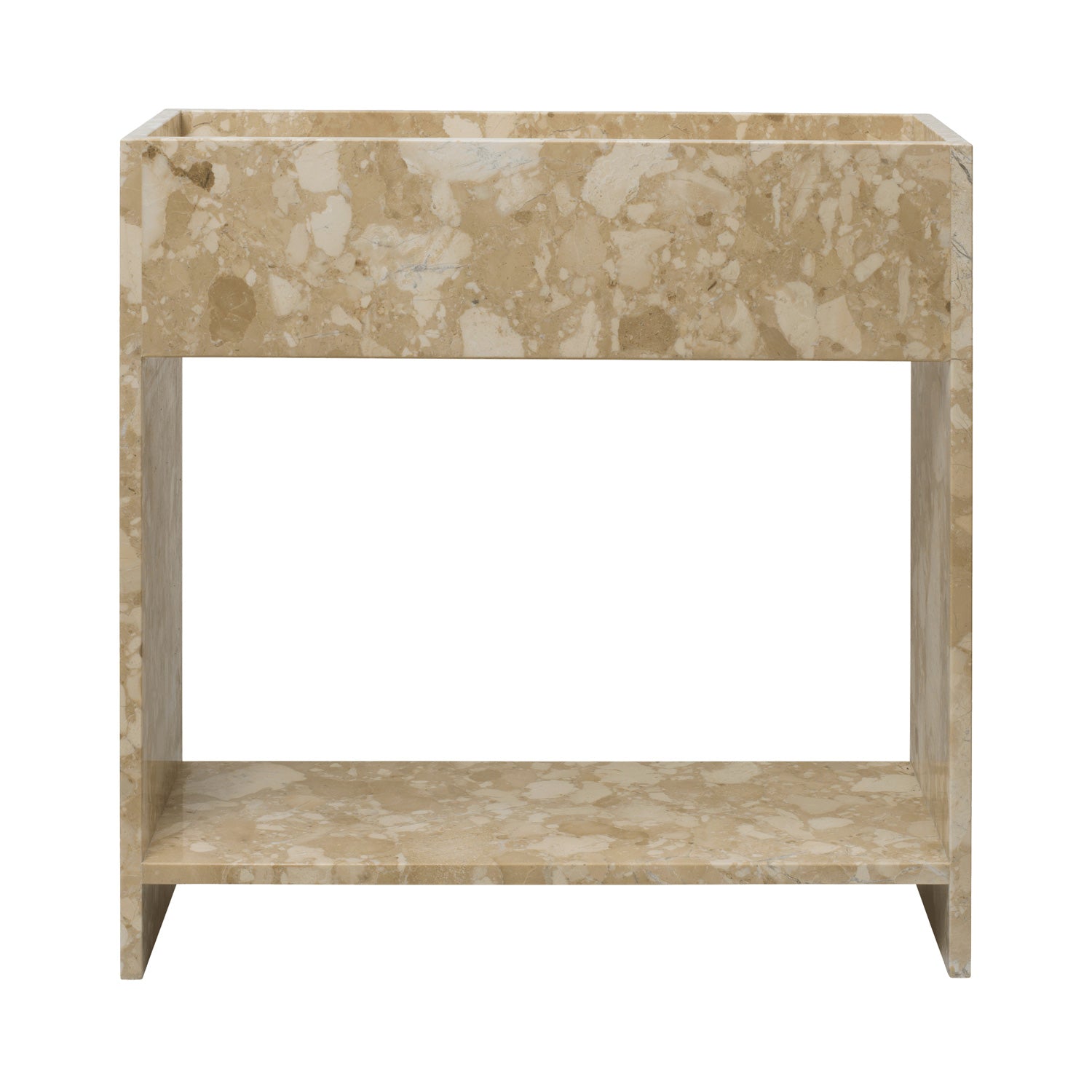 Stone Plant Box With Shelf