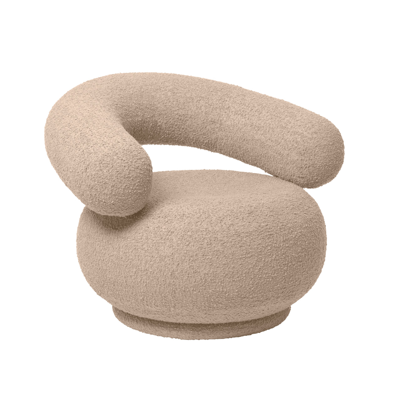 Orbo Lounge Chair: With Swivel