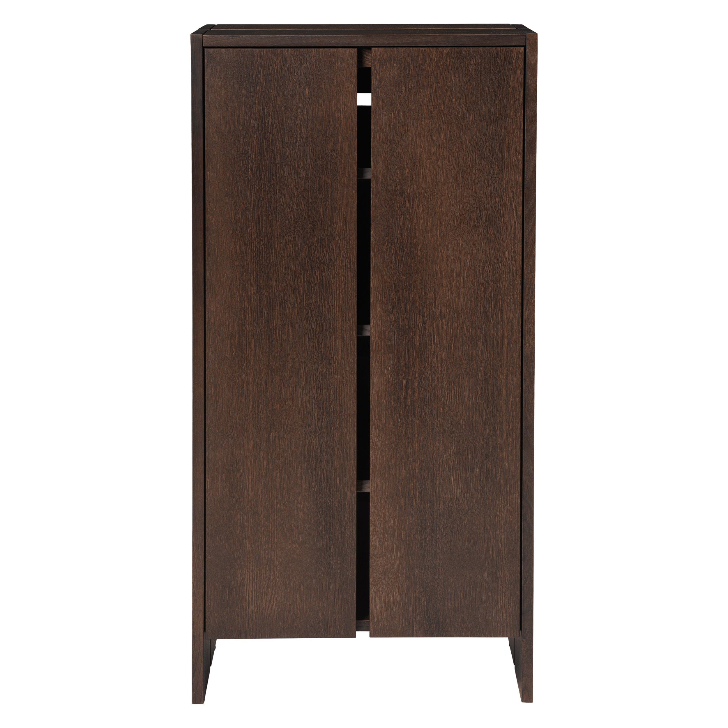 Parcel Hallway Cabinet: High + Dark Stained Oak