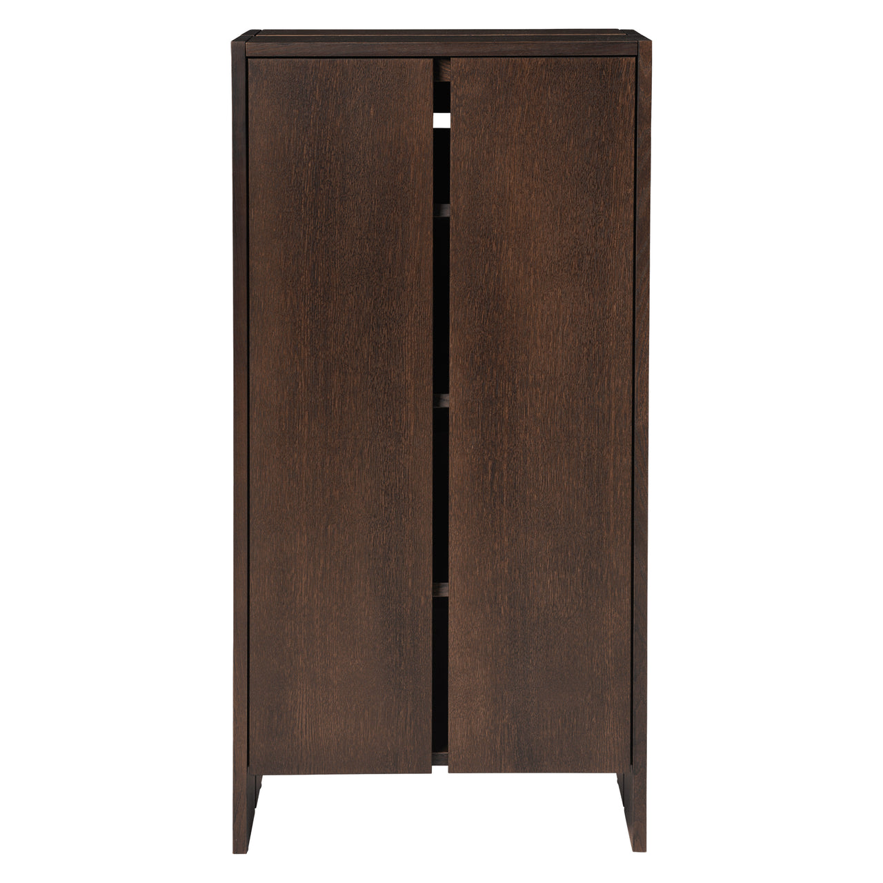 Parcel Hallway Cabinet: High + Dark Stained Oak