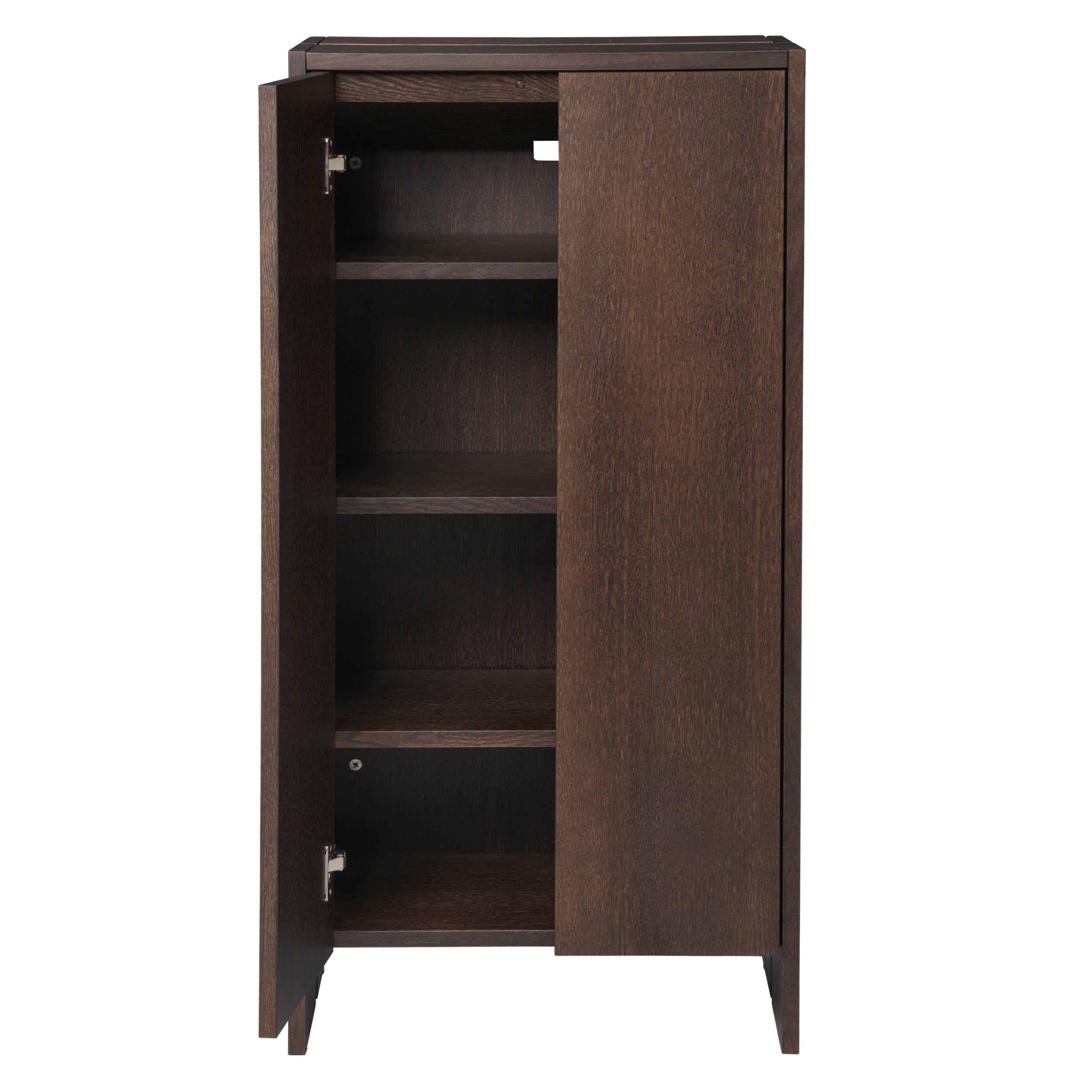 Parcel Hallway Cabinet: High + Dark Stained Oak