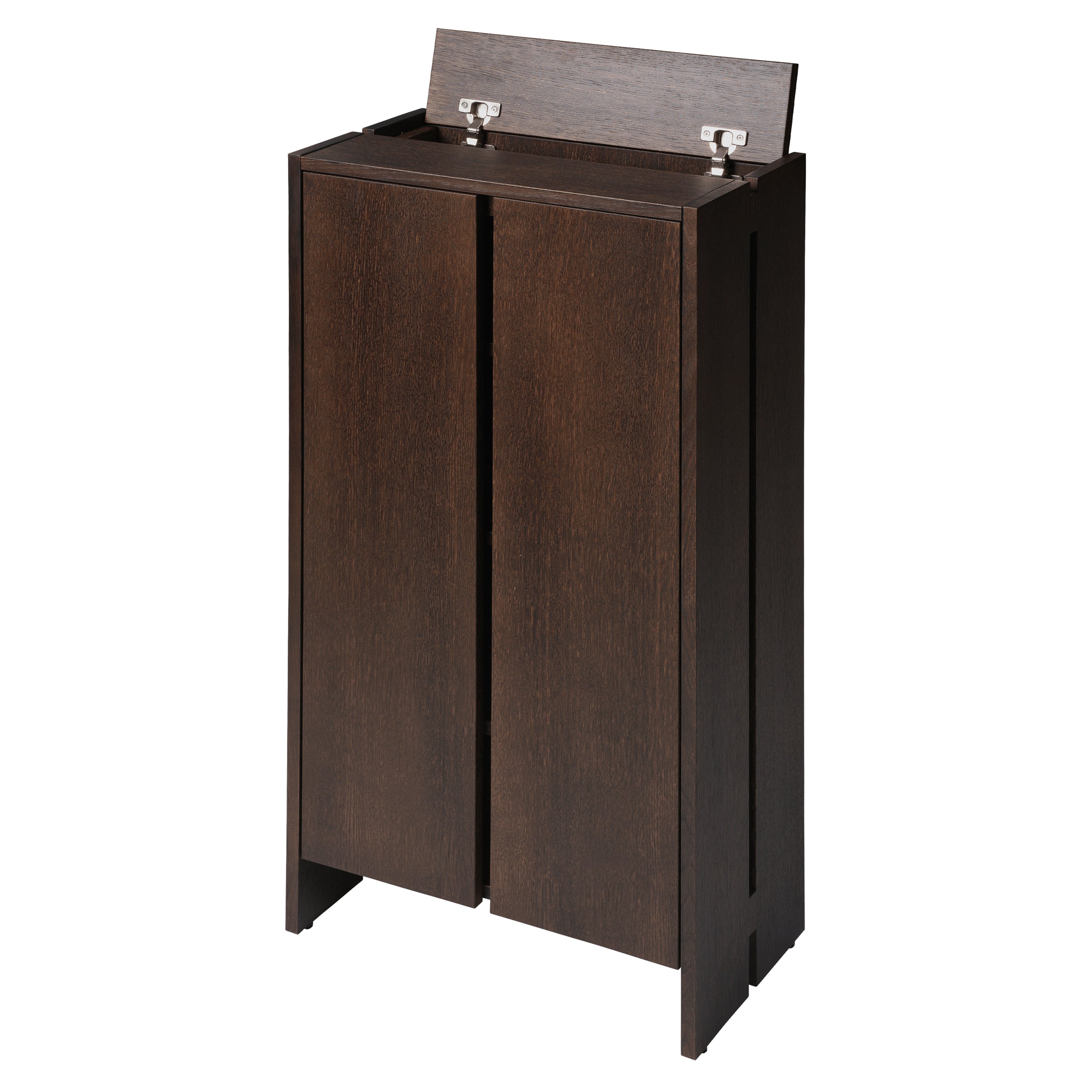 Parcel Hallway Cabinet: High + Dark Stained Oak